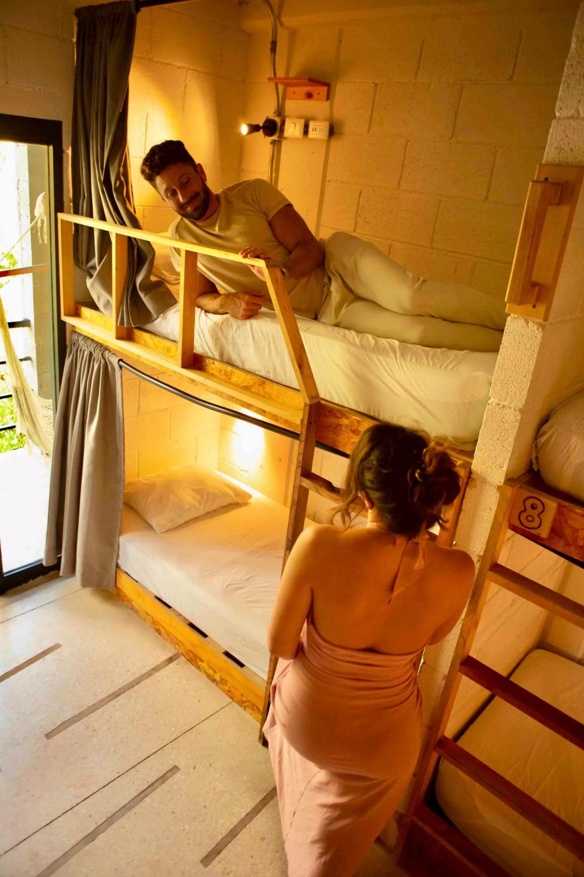 Bed in Nomads Hotel, Hostel & Beachclub