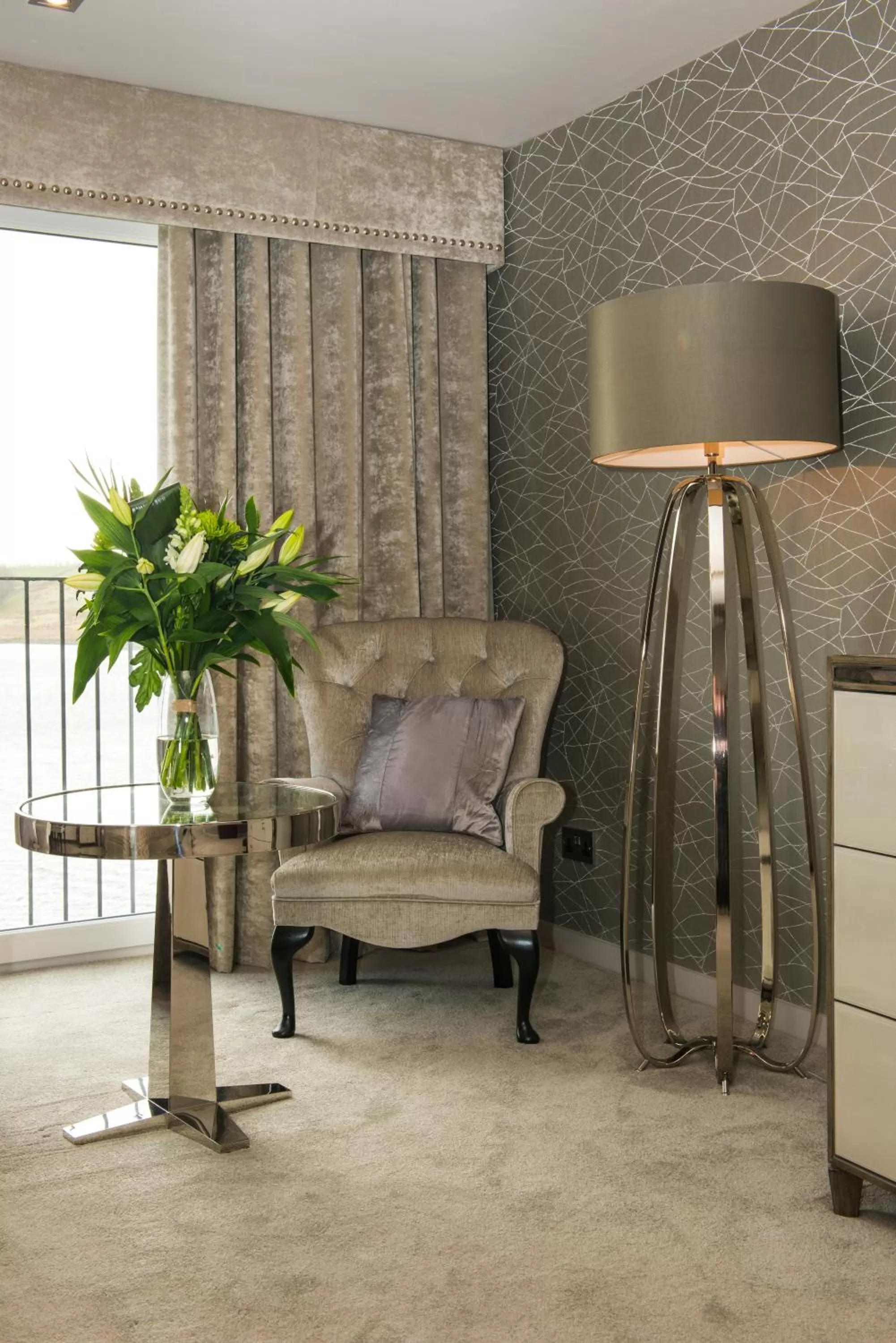 Seating area in Lochside House Hotel & Spa