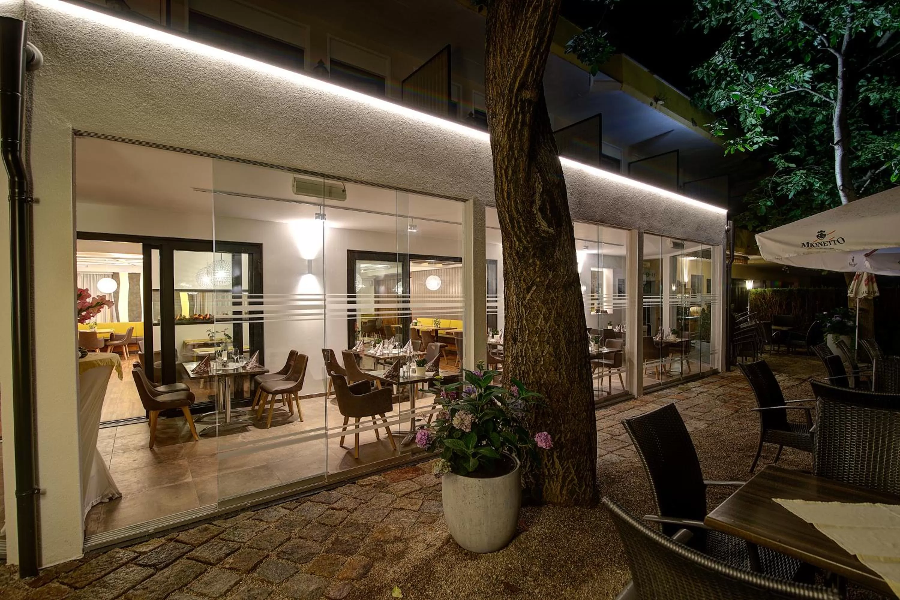 Patio in Hotel zur Post