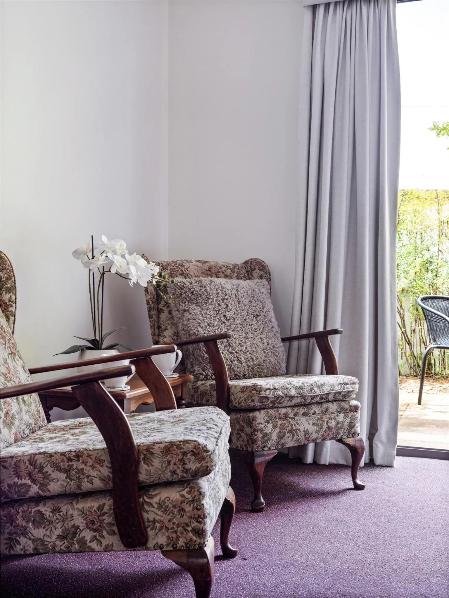 Seating area in The Noble Grape Guesthouse