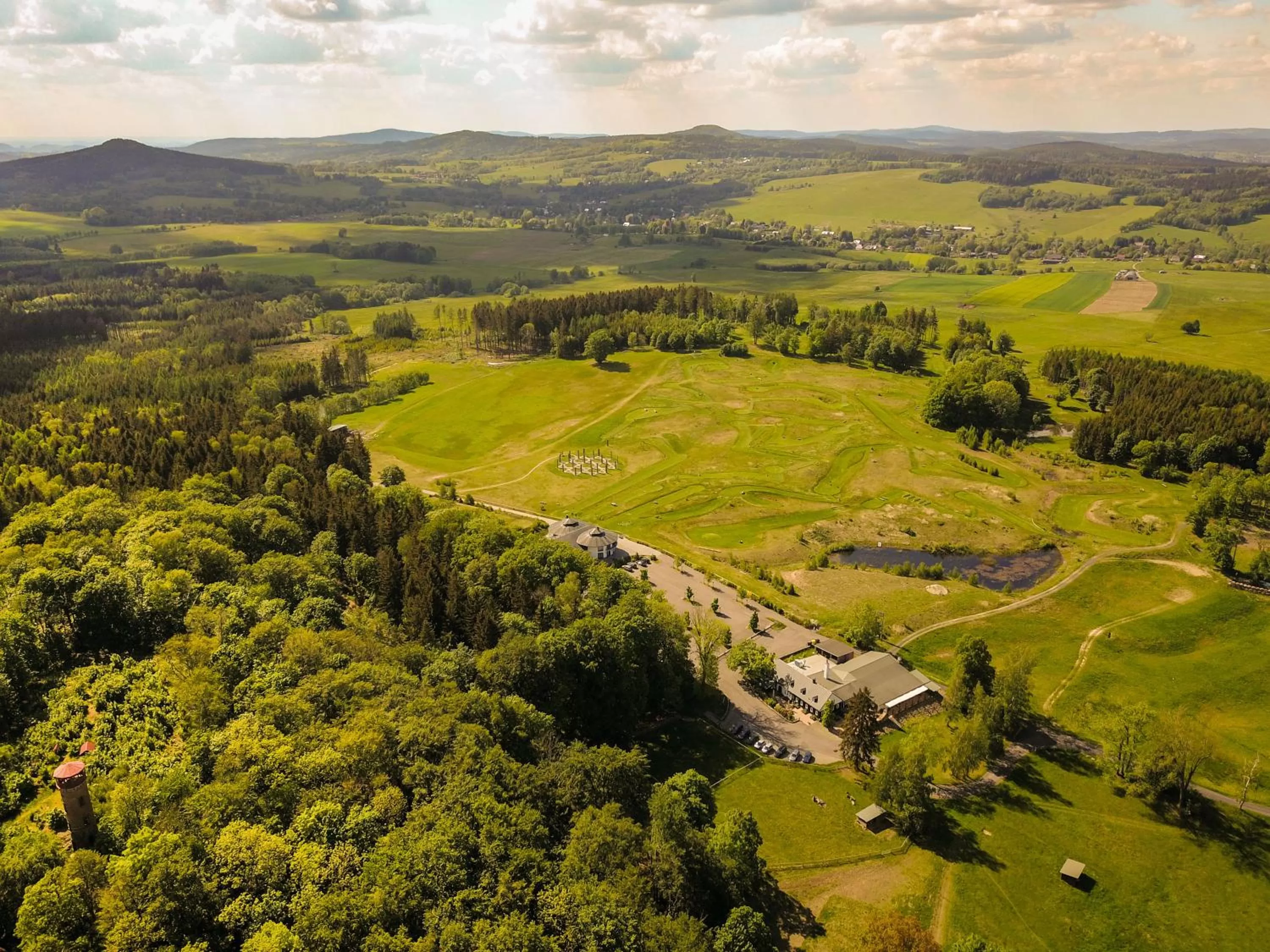 Bird's-eye View in Hotel Dymník