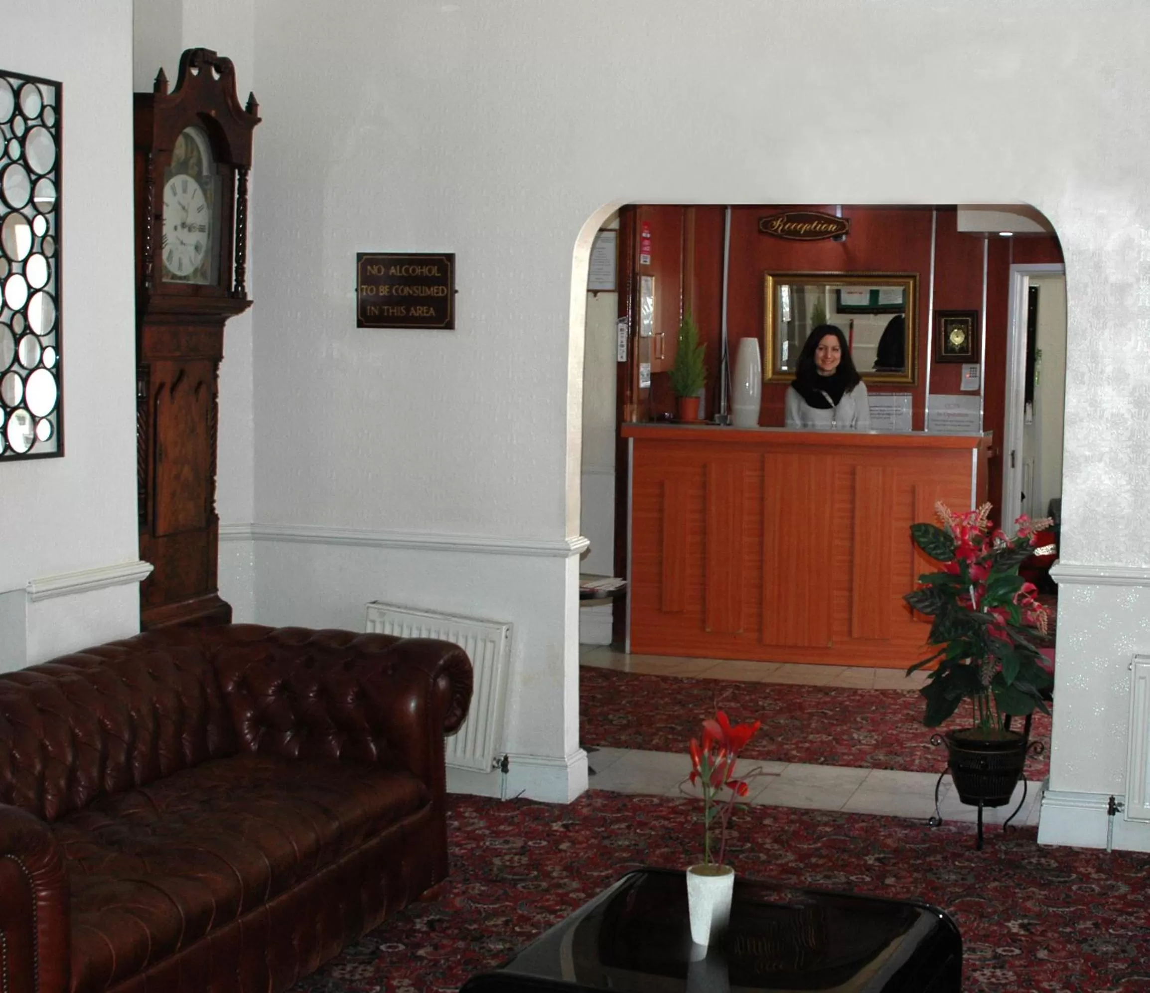 Lobby or reception in The Manchester Hotel