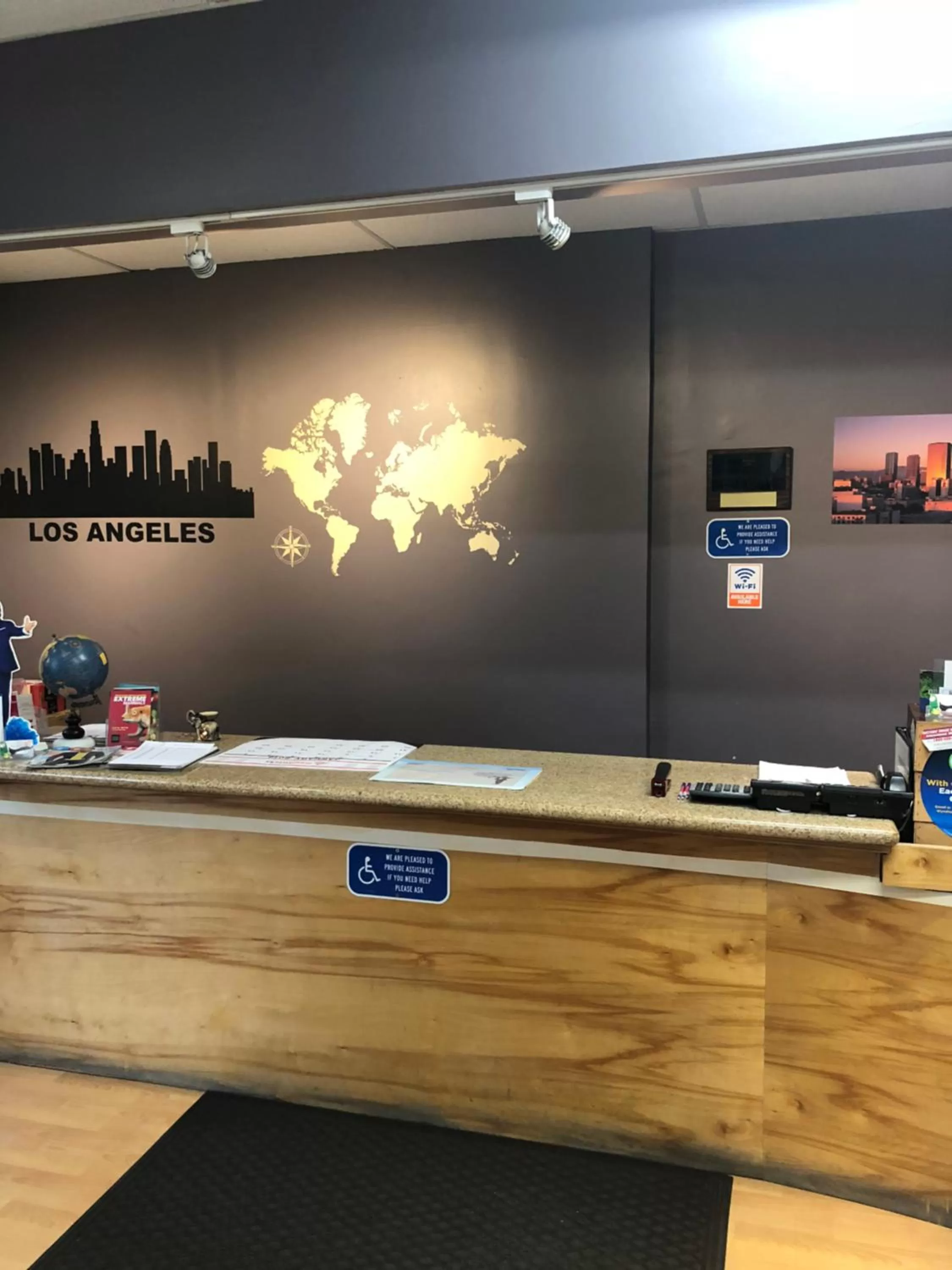 Property building in Knights Inn Los Angeles Central / Convention Center Area