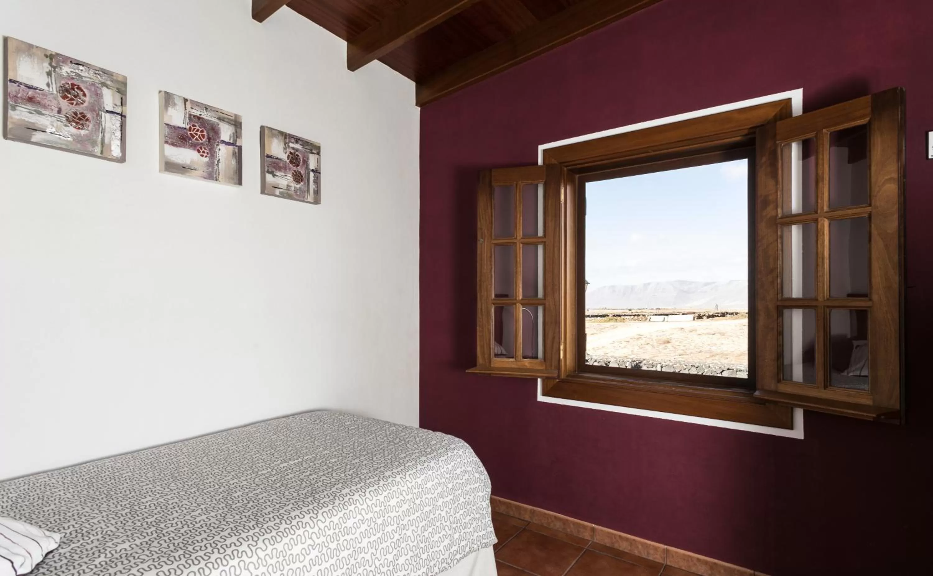 Bedroom in Villa El Jable Lanzarote