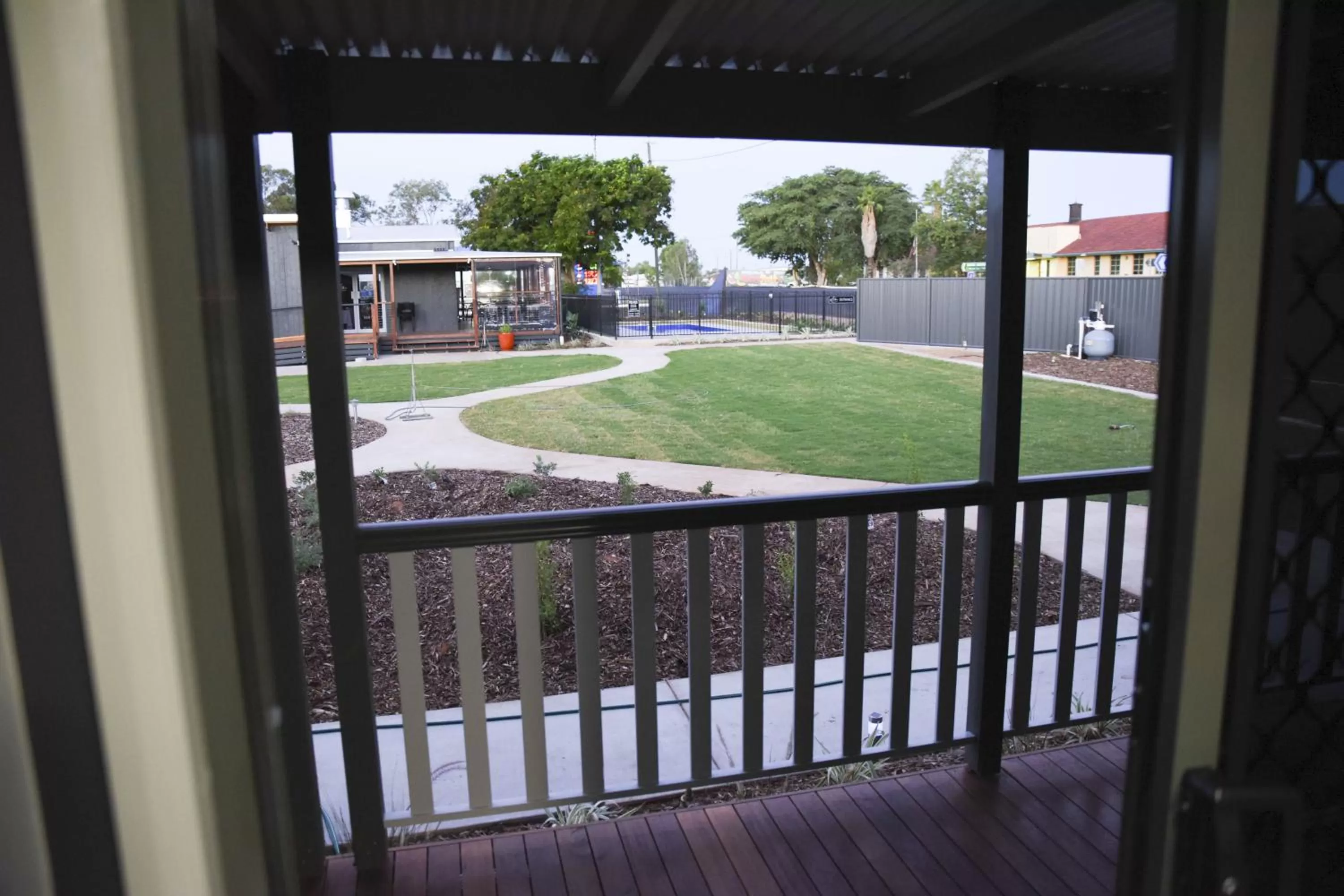 Balcony/Terrace in The Rocks Motel