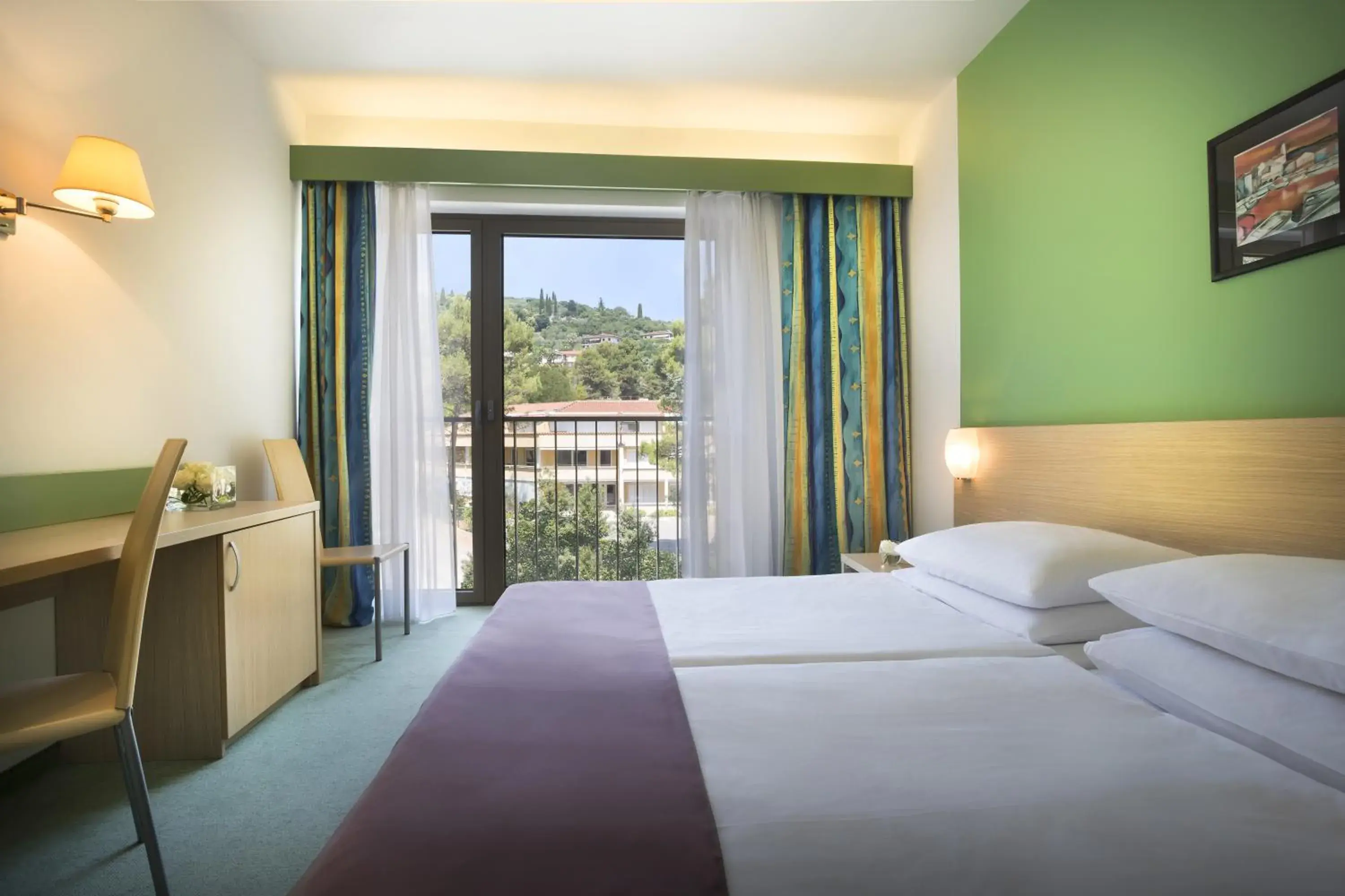 Standard Twin Room with Park View in Remisens Hotel LUCIJA Standard Twin Room with Park View in Remisens Hotel LUCIJA