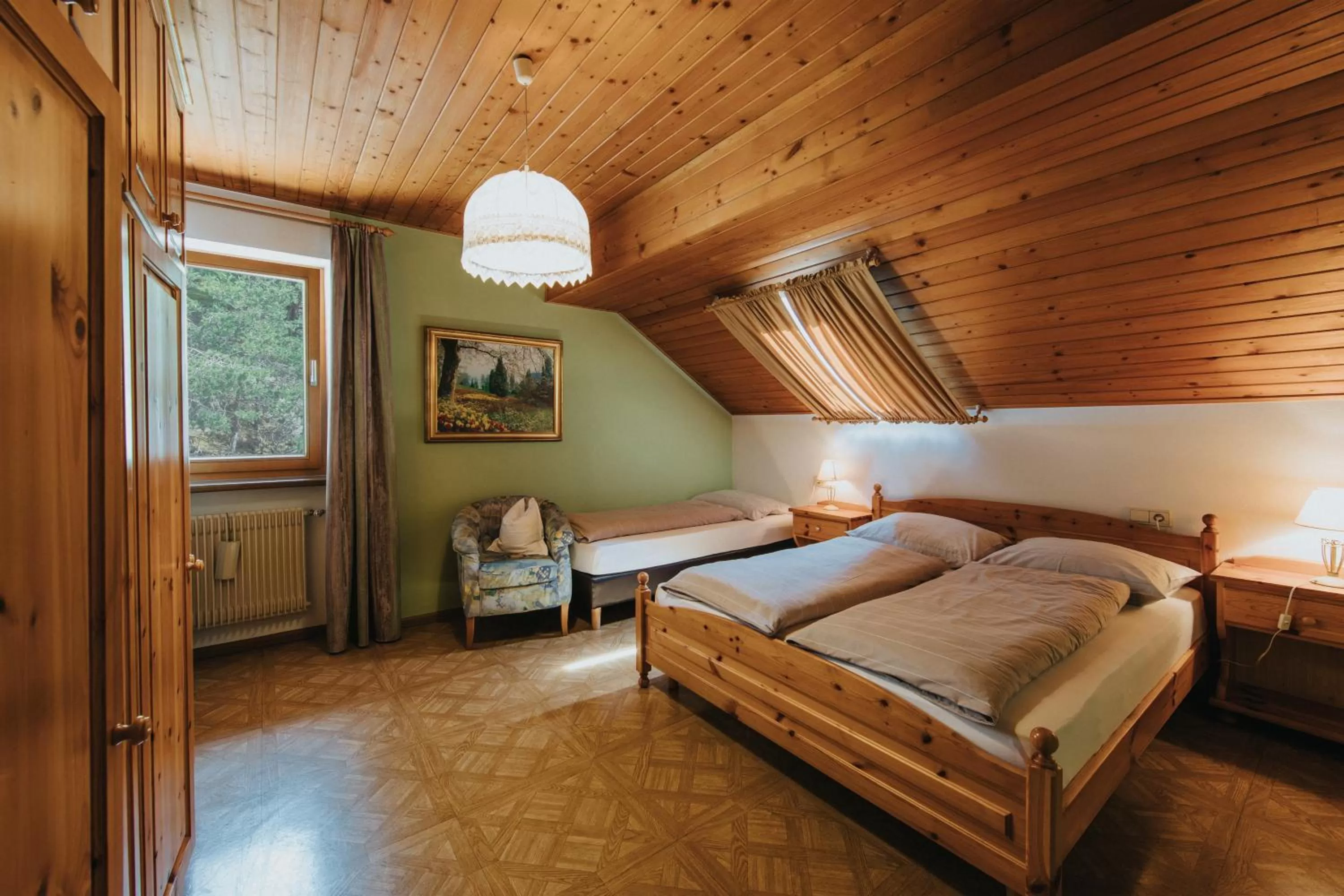 Bedroom, Bed in Residence Obermoarhof