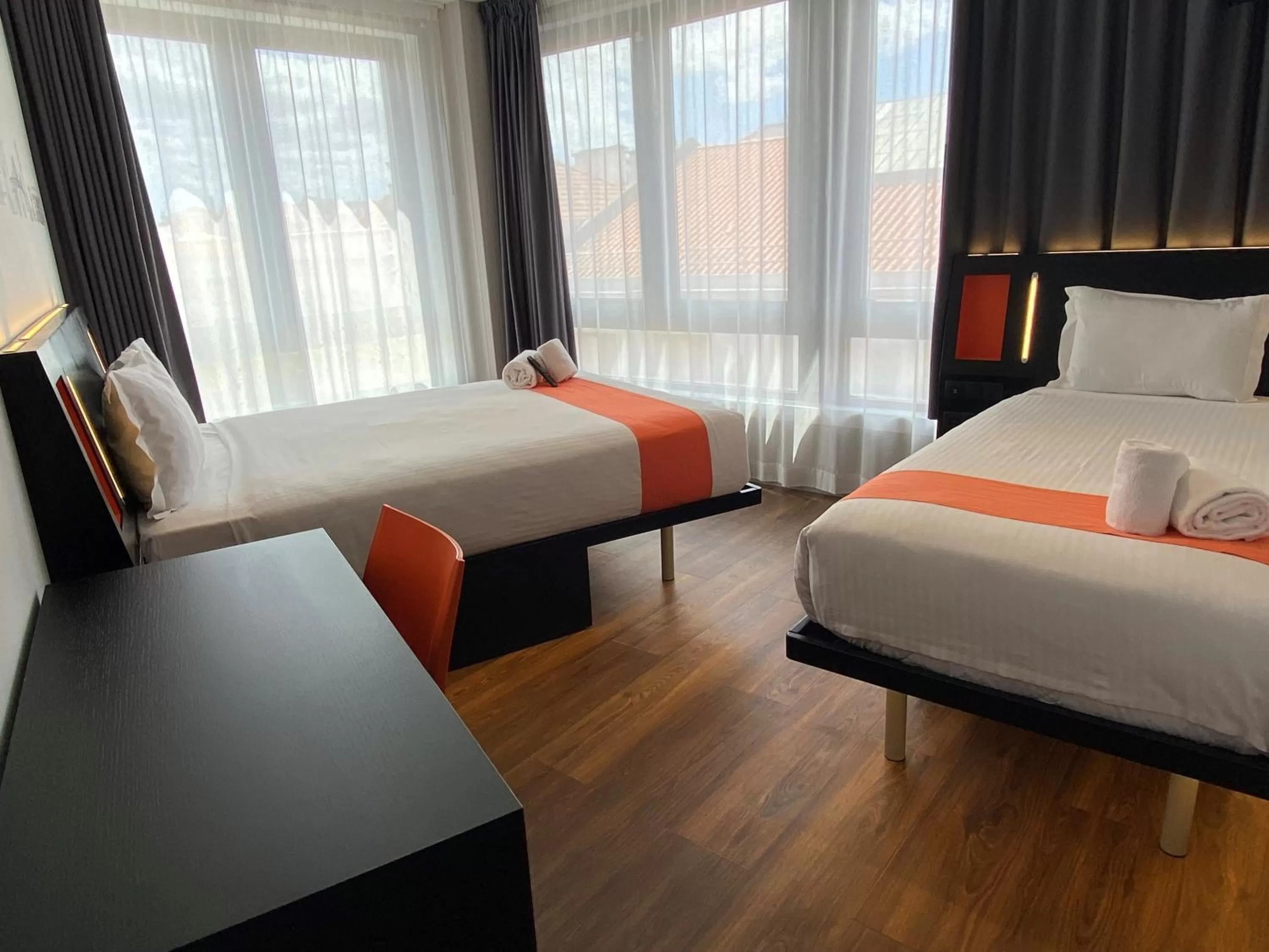 Bed in easyHotel Lisbon