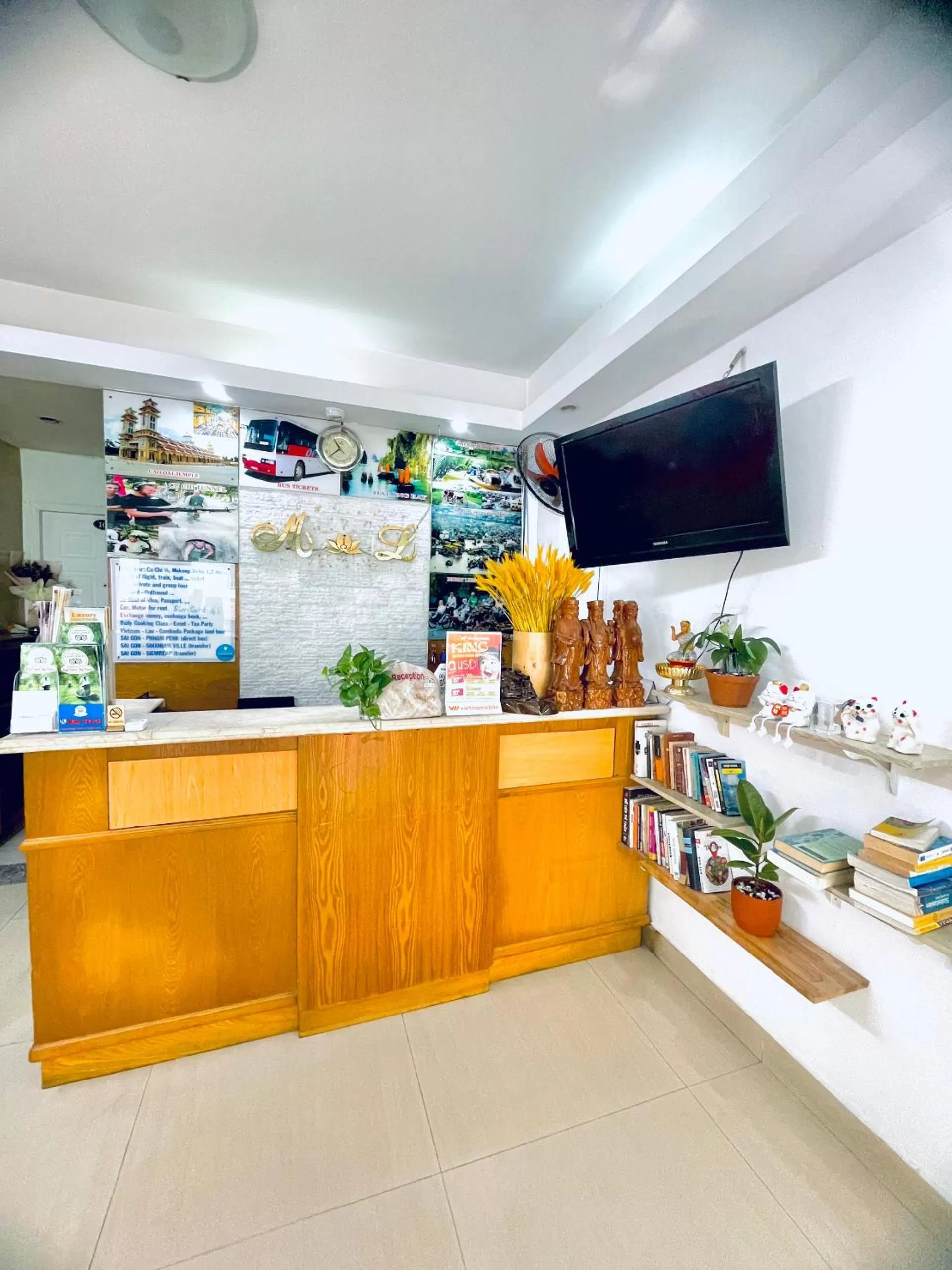 Living room in Marieline Hotel Pham Ngu Lao