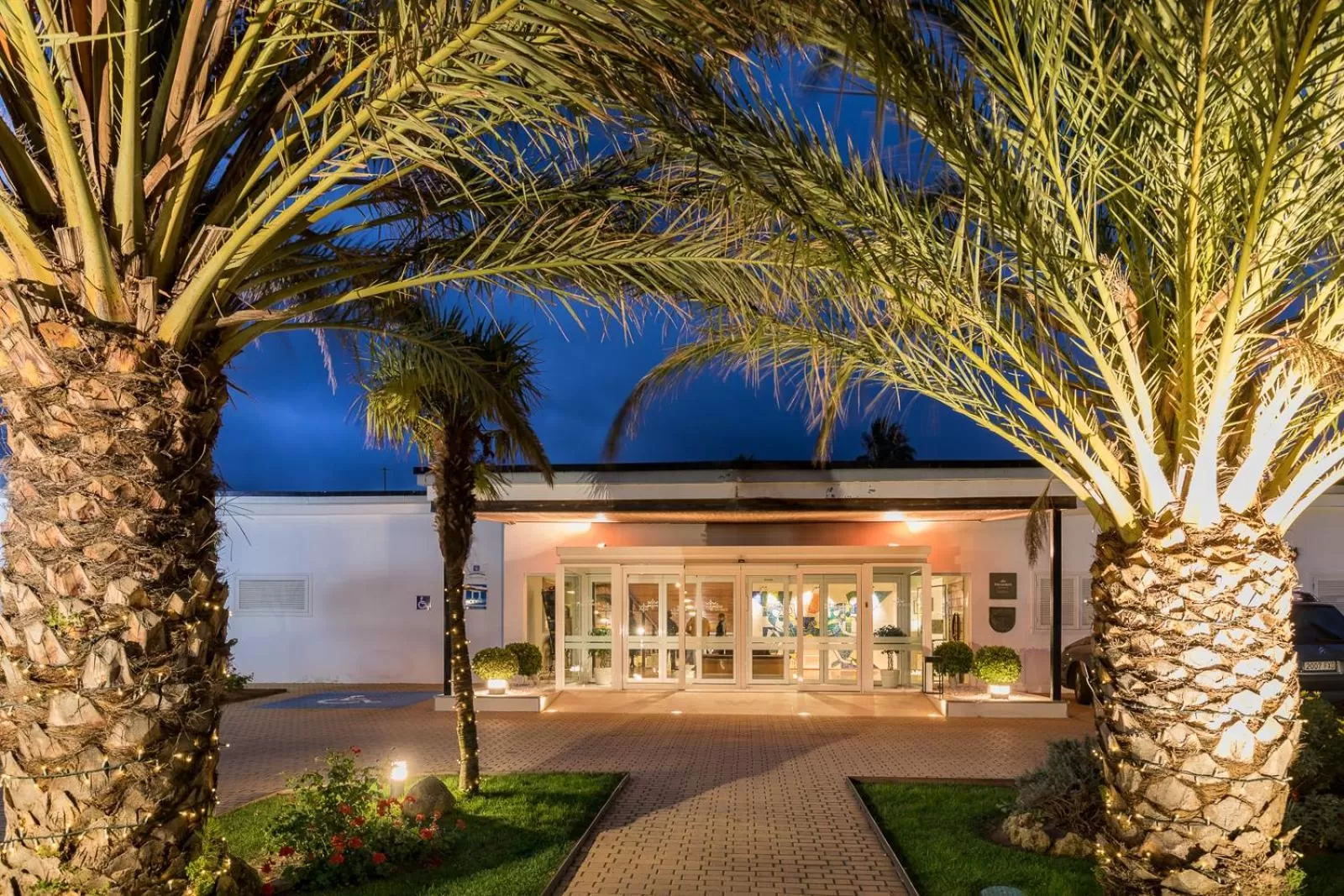 Facade/entrance in Parador de Ayamonte