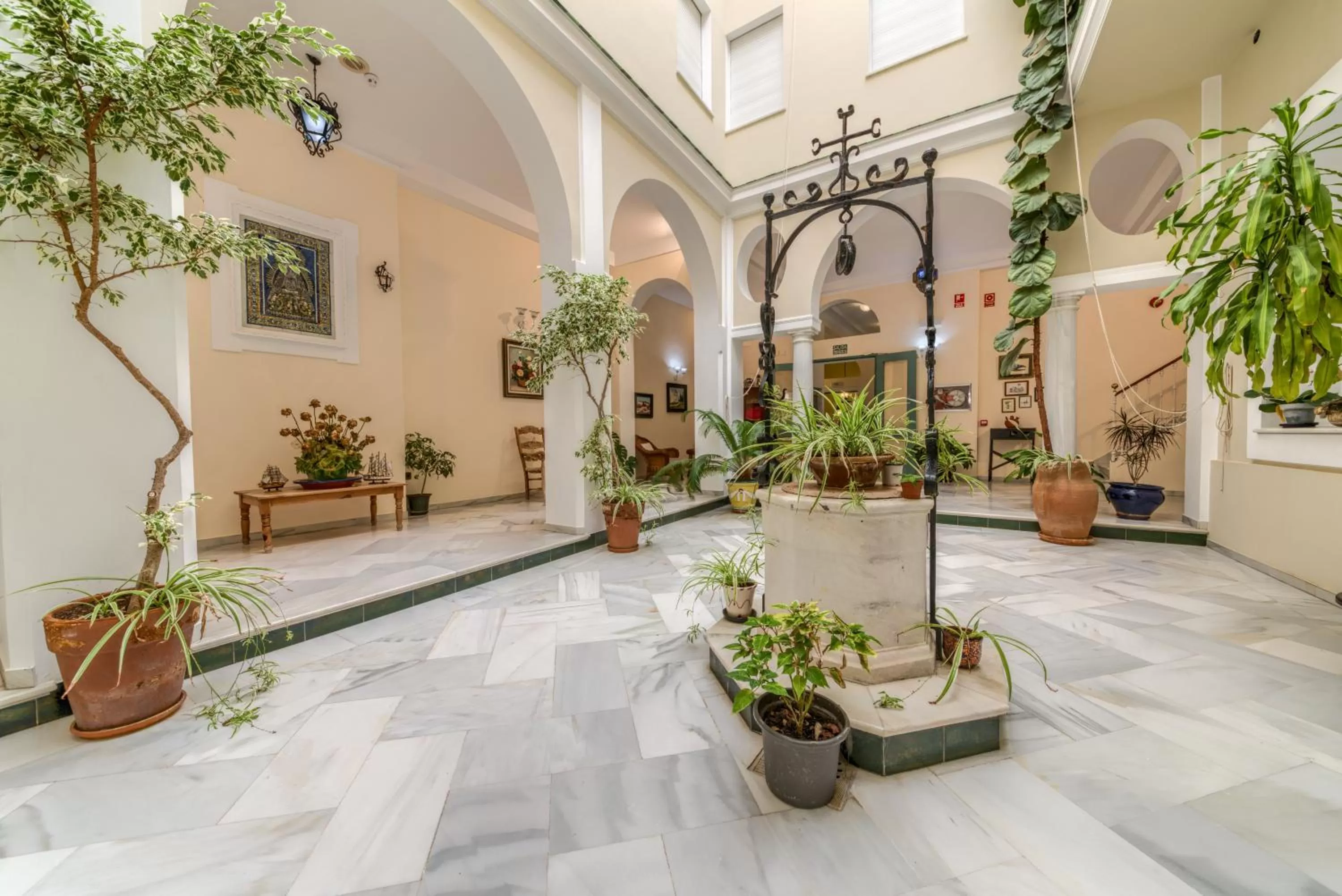 Patio in Hotel La Española