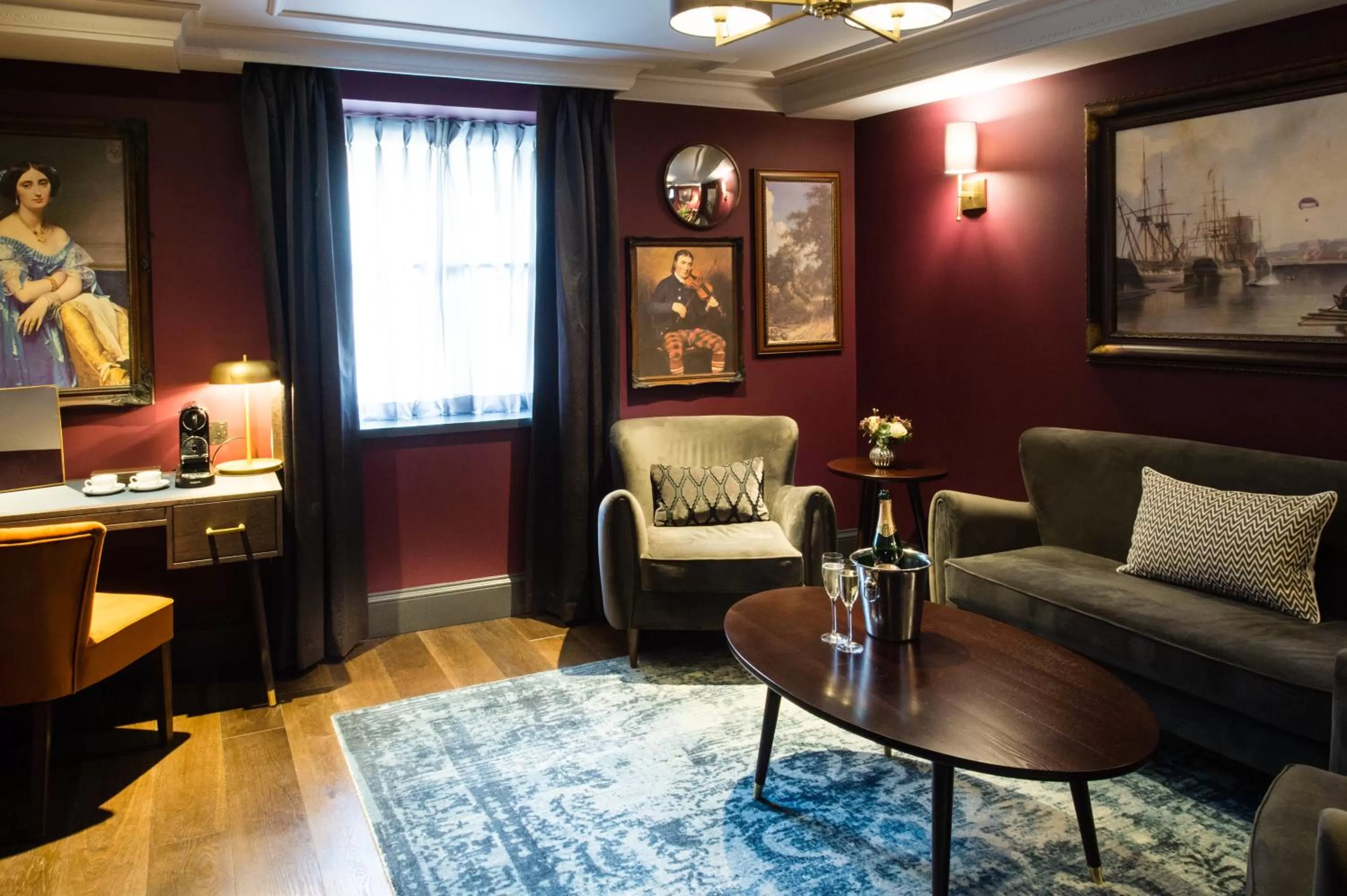 Seating area in Avon Gorge by Hotel du Vin