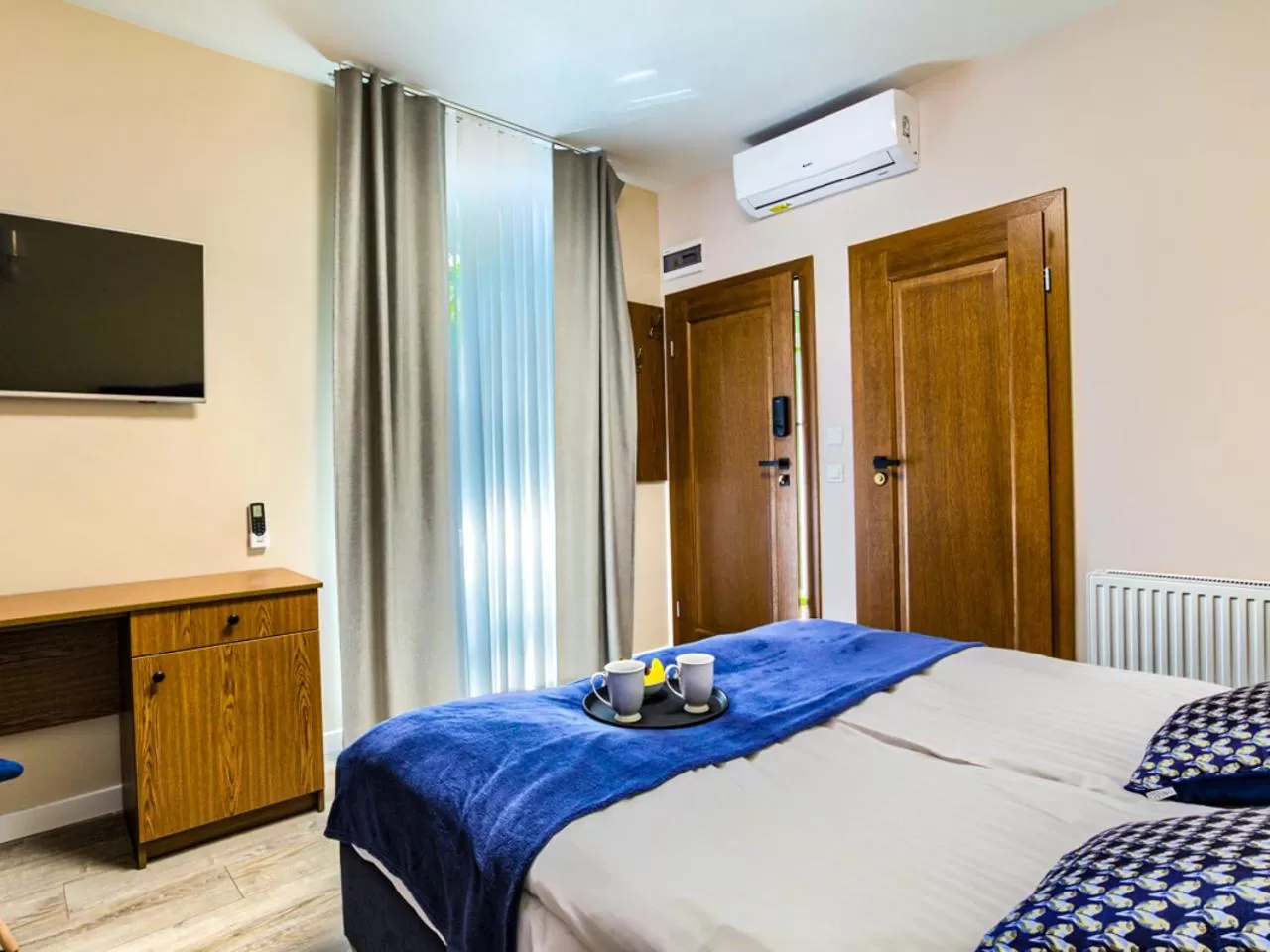 Bed in GRONO Apartamenty