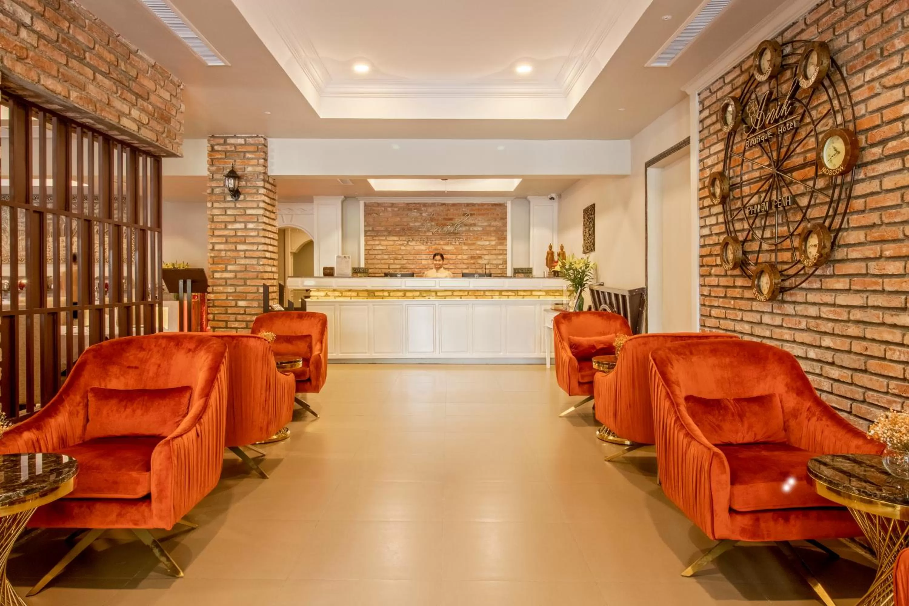Lobby or reception in Anik Boutique Hotel & Spa on Norodom Blvd