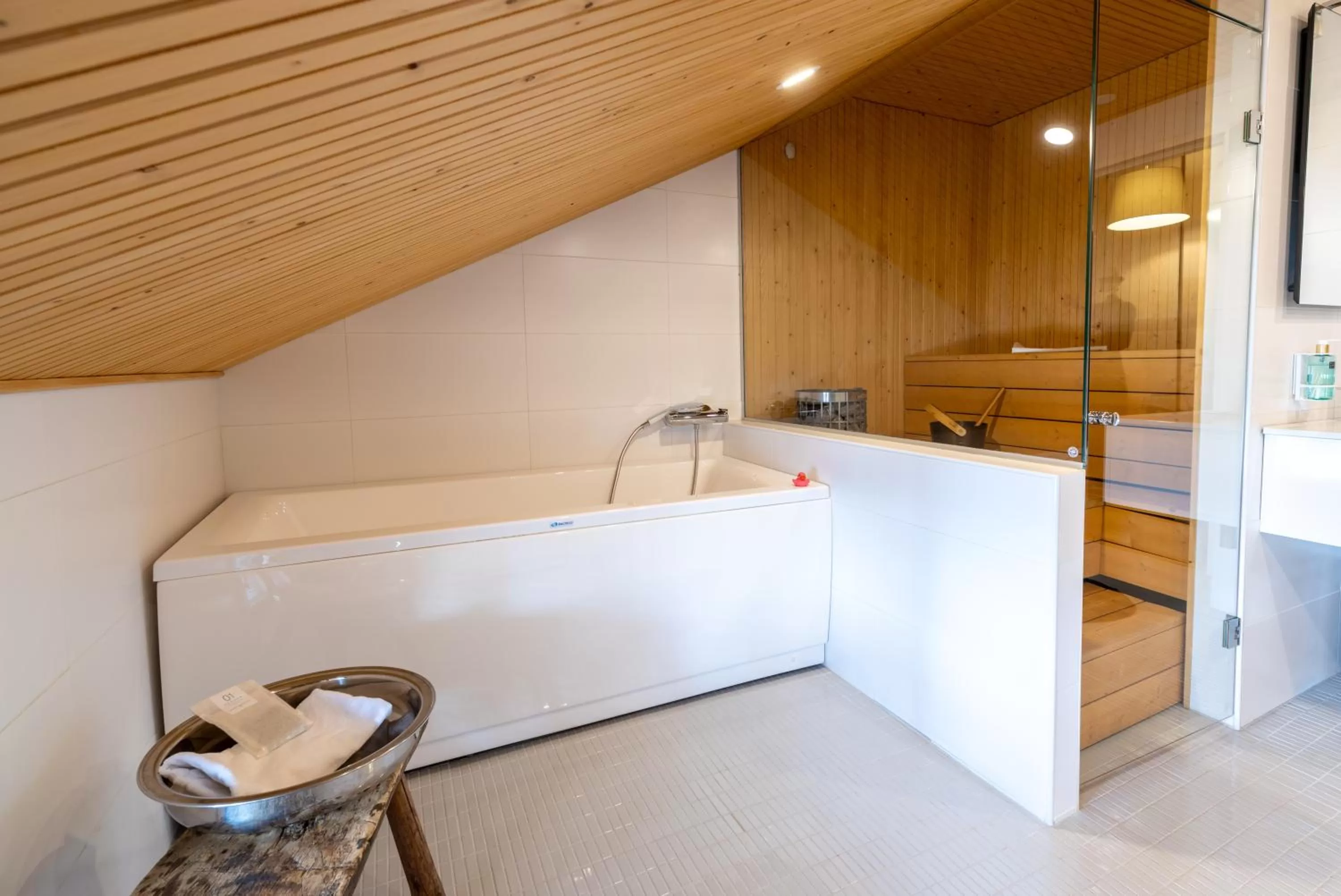 Sauna, Bathroom in Sahanlahti Resort