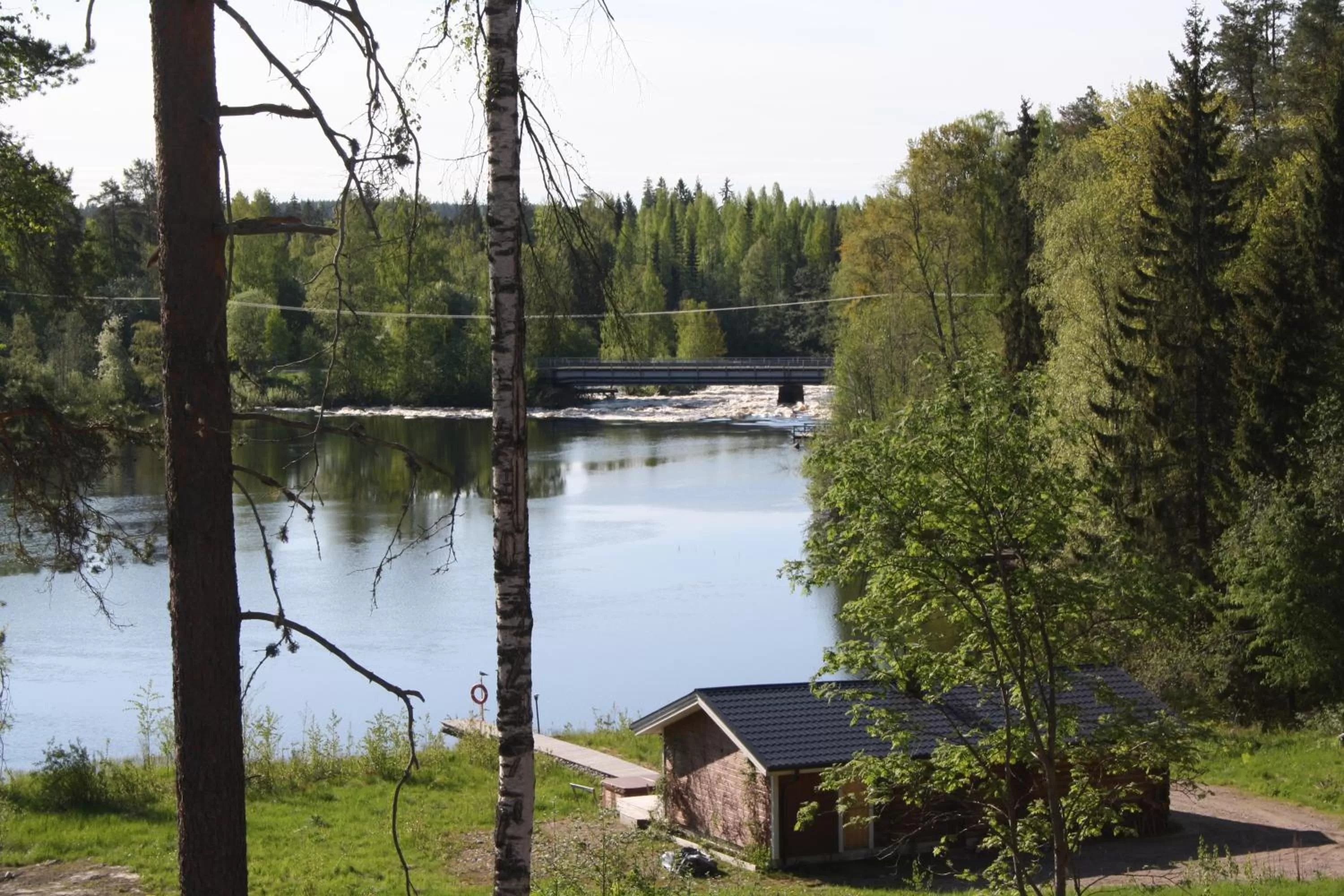 Sauna, River View in Varjola Holiday Center