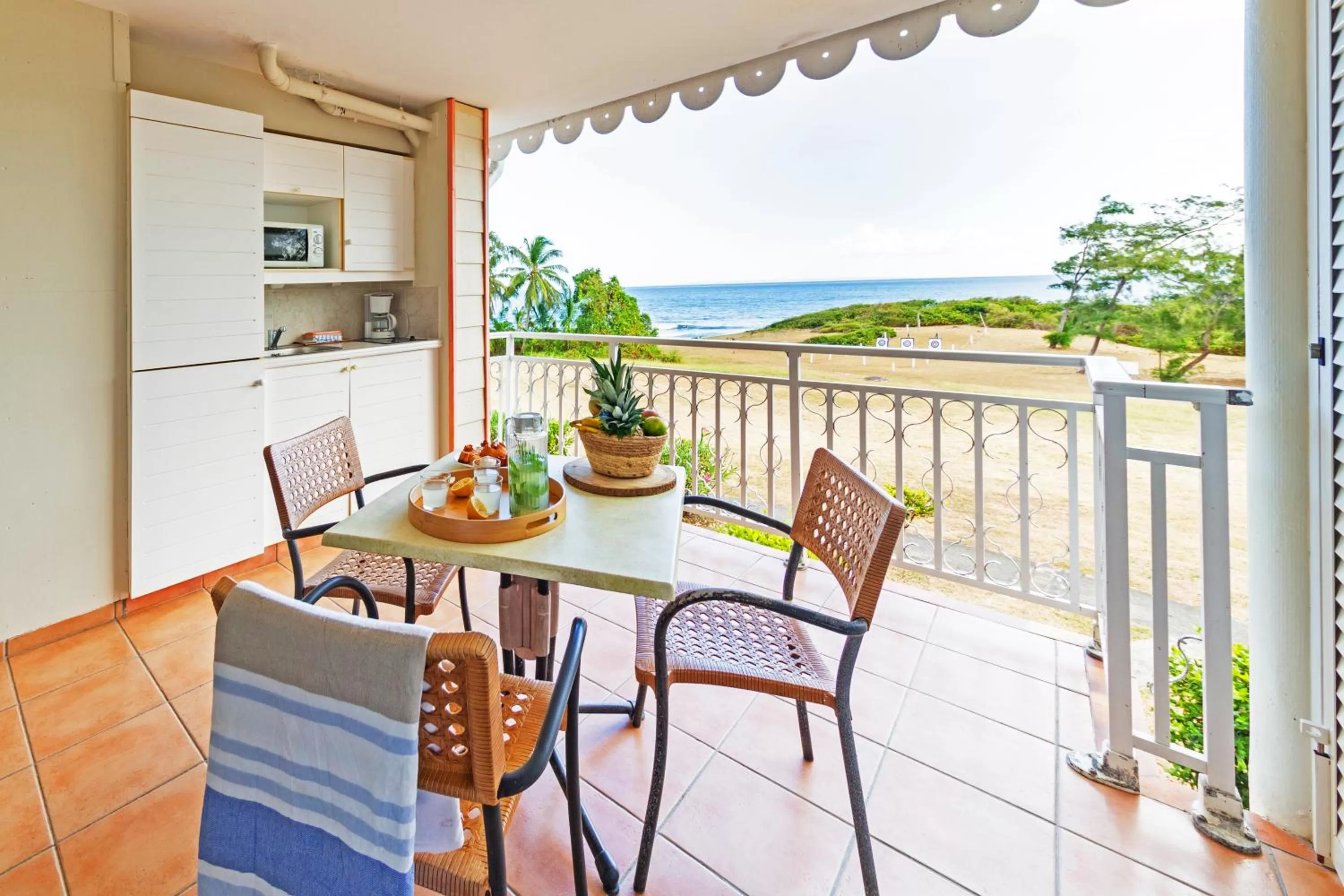 Patio in Village Pierre & Vacances Sainte Anne