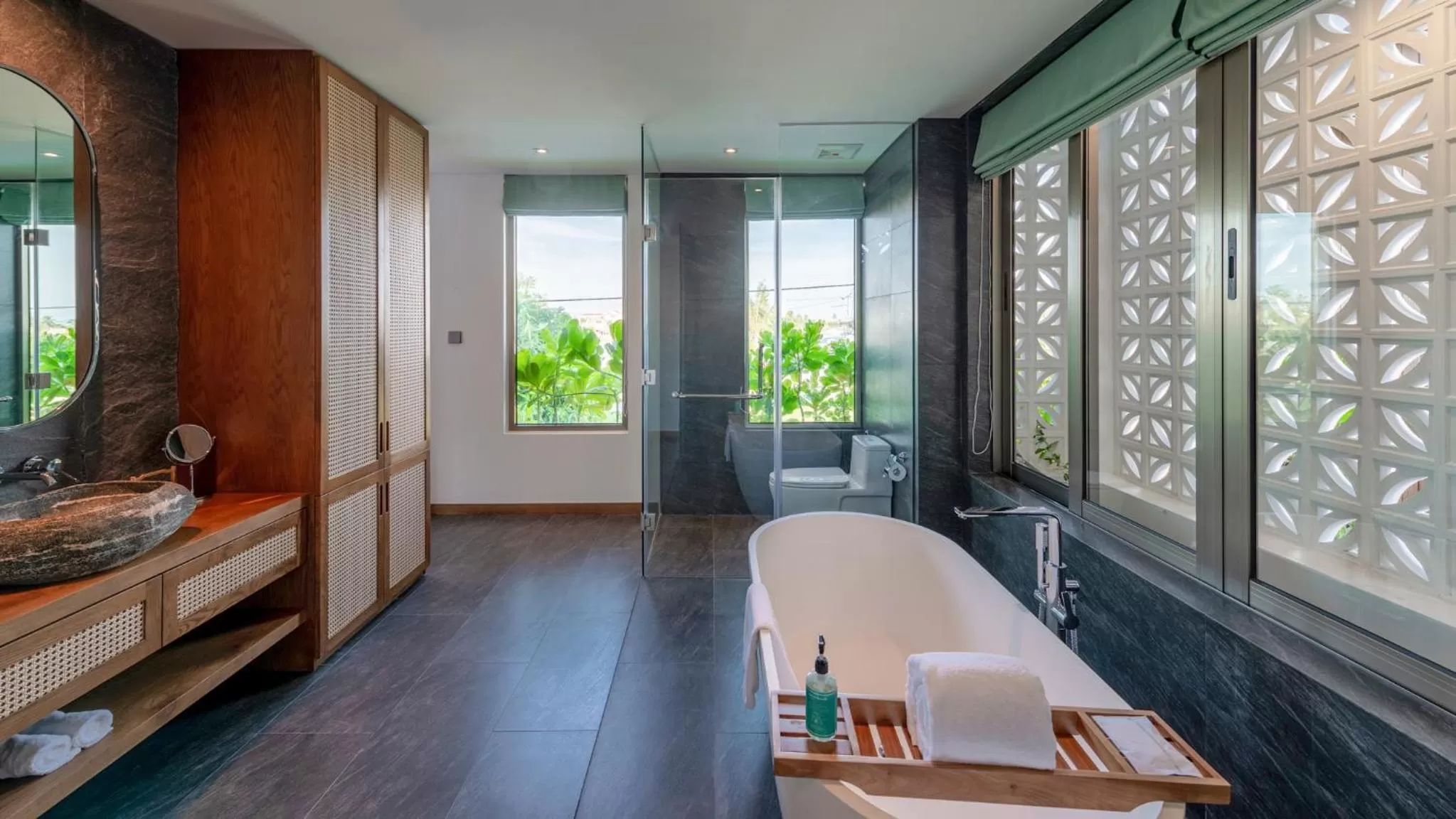 Bathroom in Bellerive Hoi An Resort and Spa