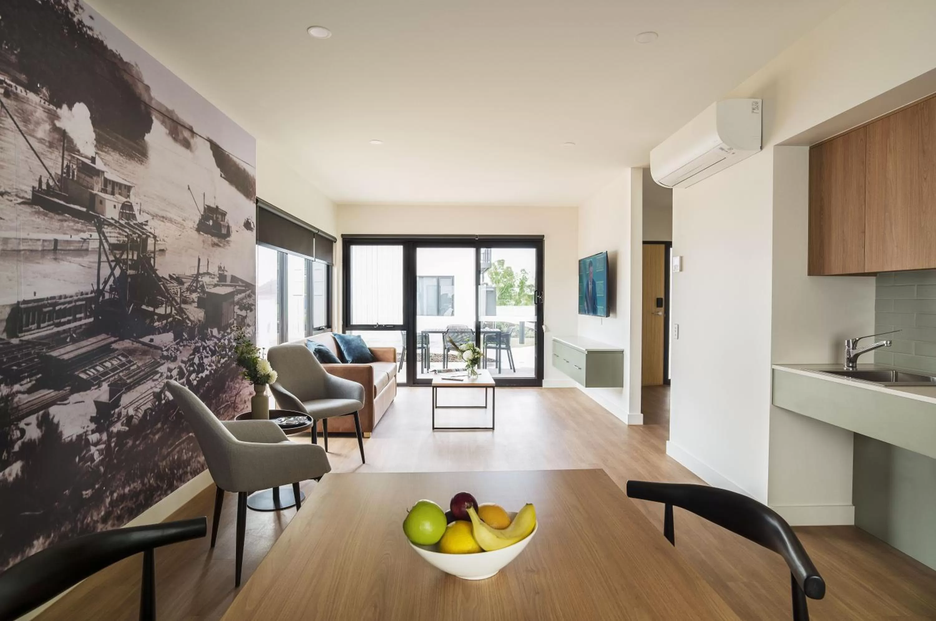 Kitchen or kitchenette in Berri Hotel