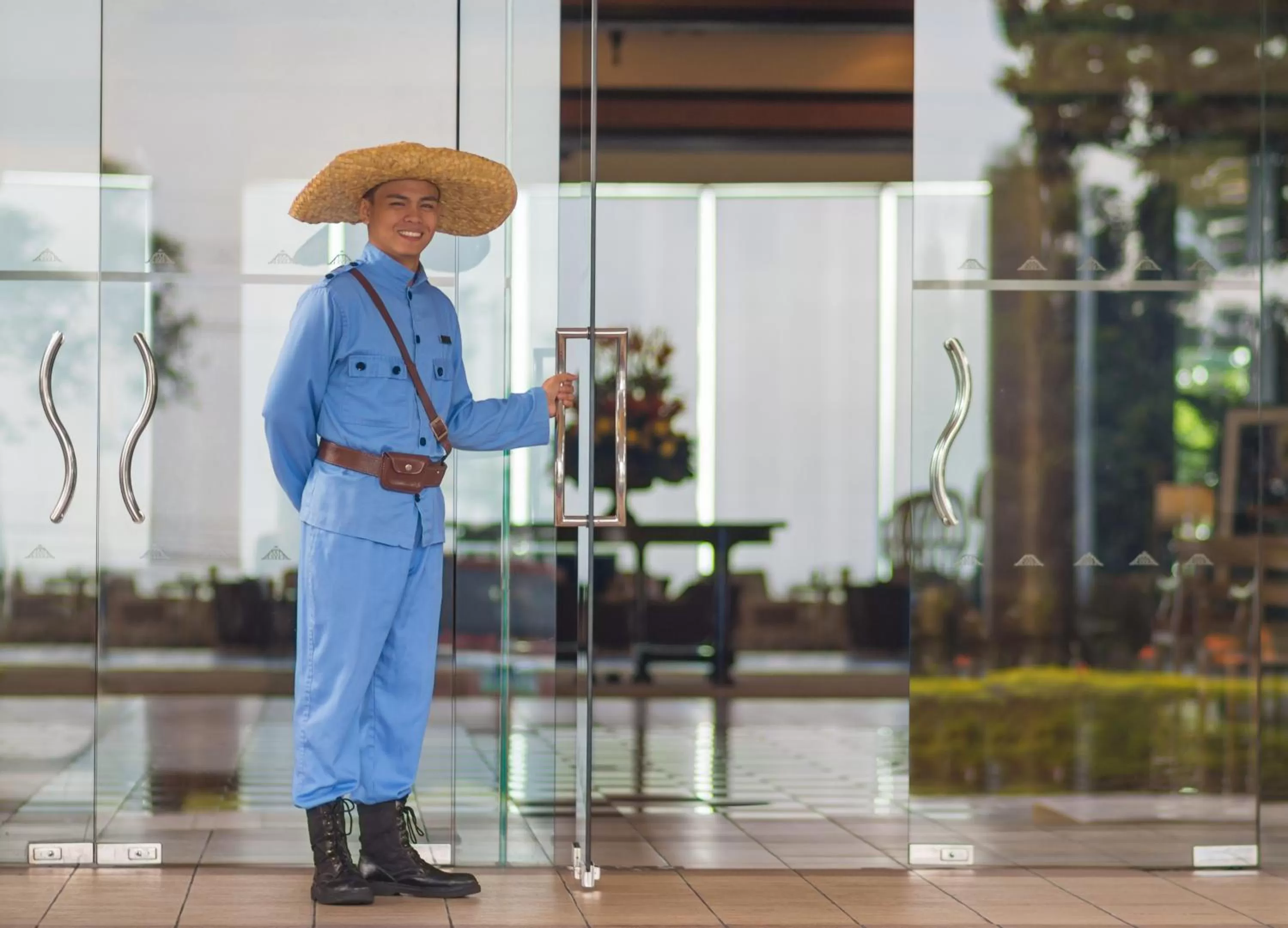 Staff in Taal Vista Hotel