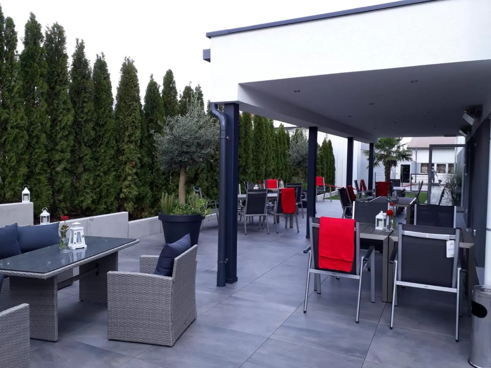 Patio, Restaurant/Places to Eat in Hotel Hohenloher Tor