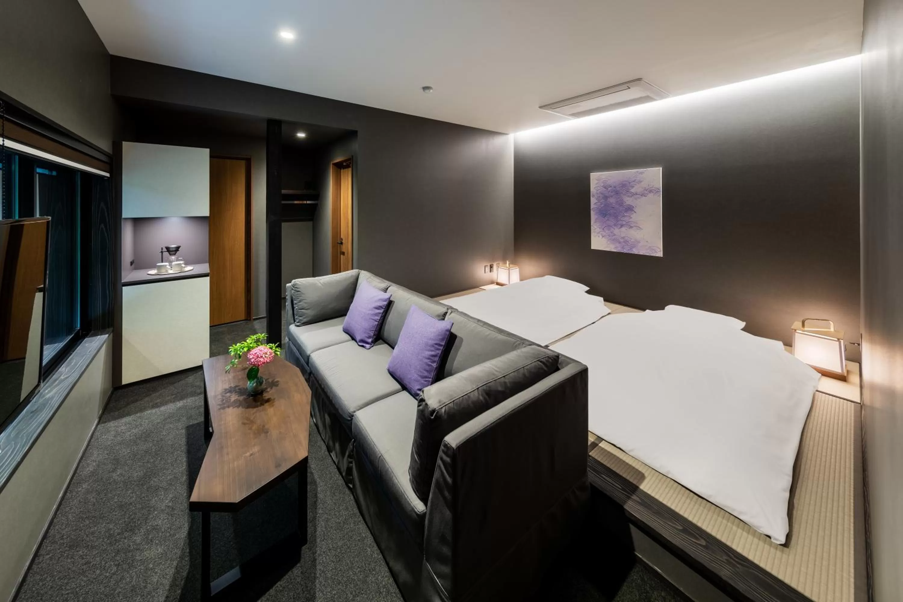 Photo of the whole room, Bed in THE MACHIYA HOTEL TAKAYAMA