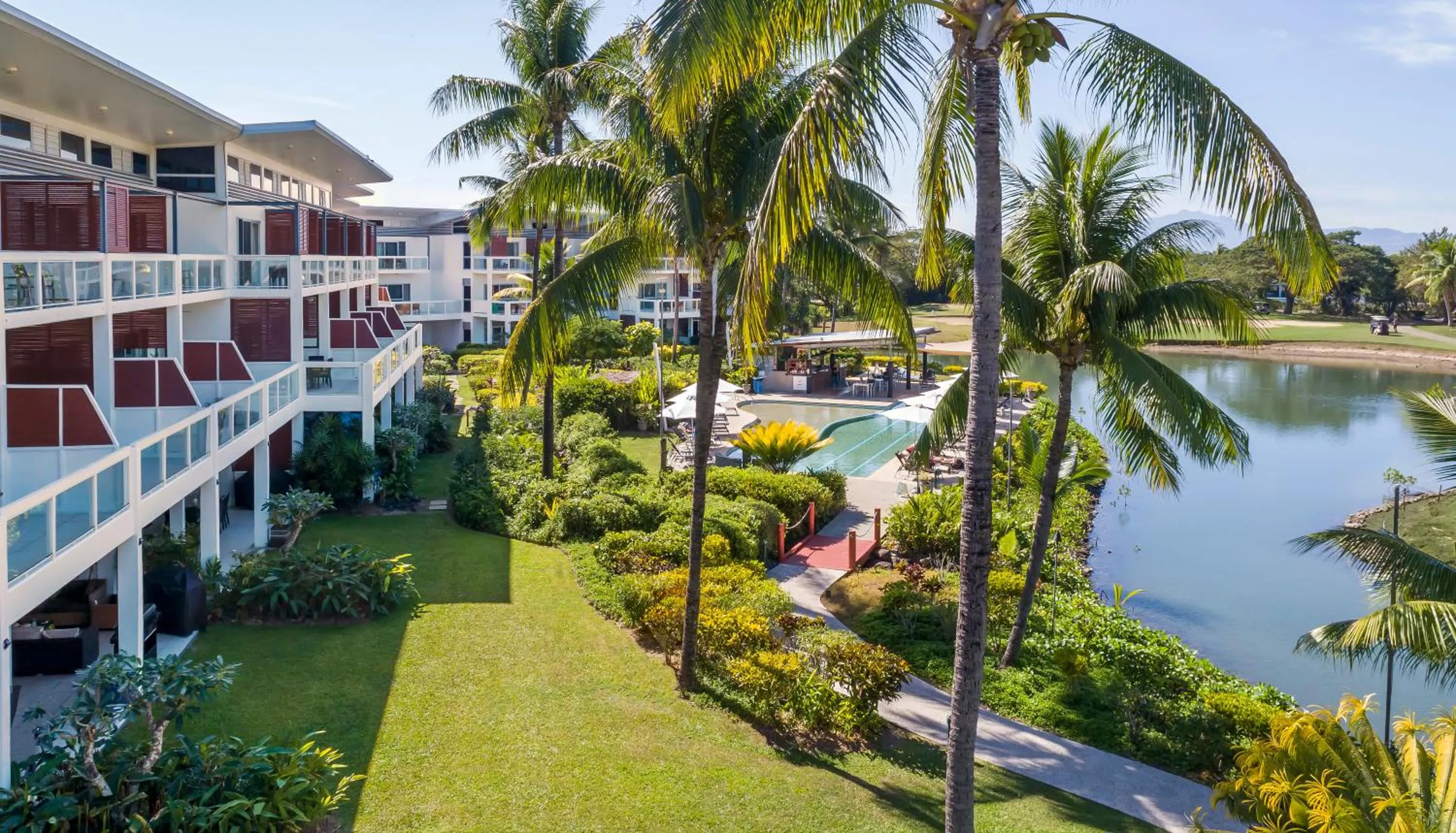 Property building in The Terraces Apartments Denarau