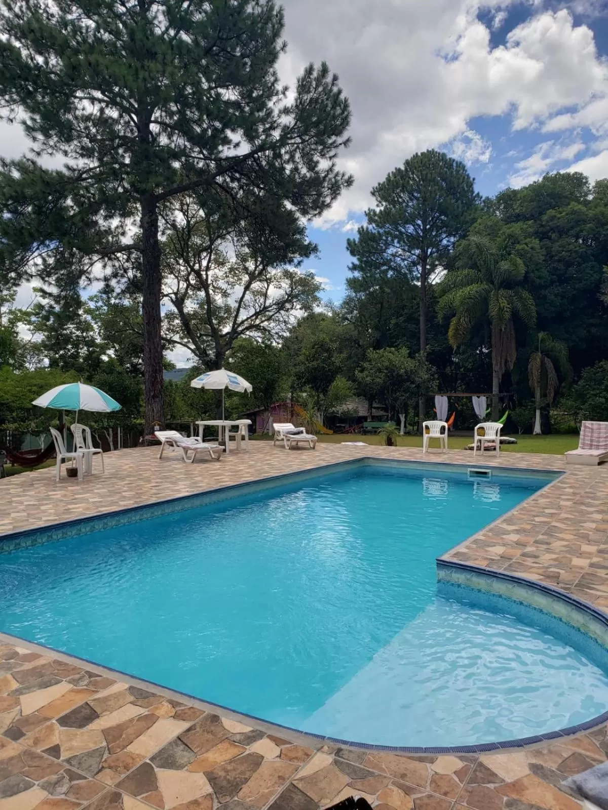 Swimming pool in Pousada da Chacara