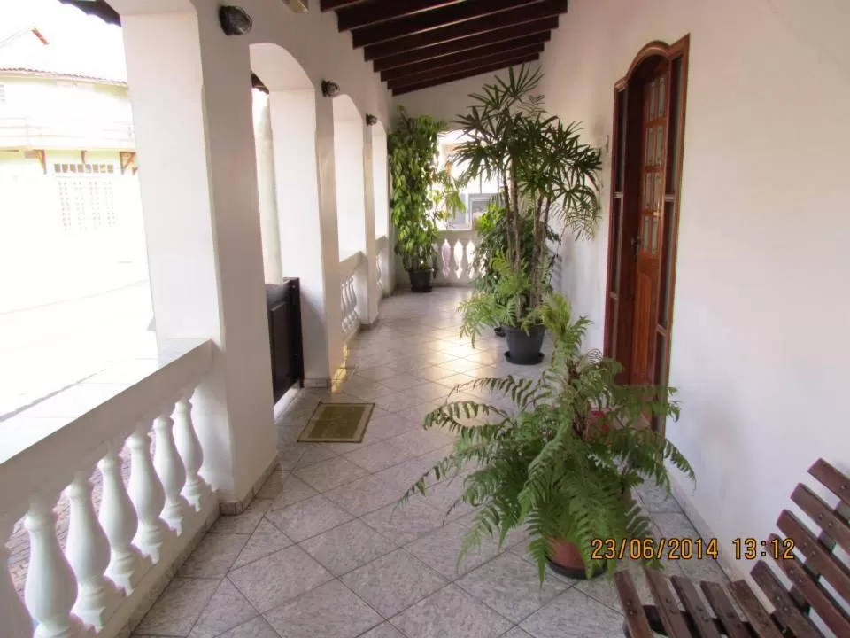 Balcony/Terrace in Pousada Alvorada Brotas - e agendamento das atividades turísticas