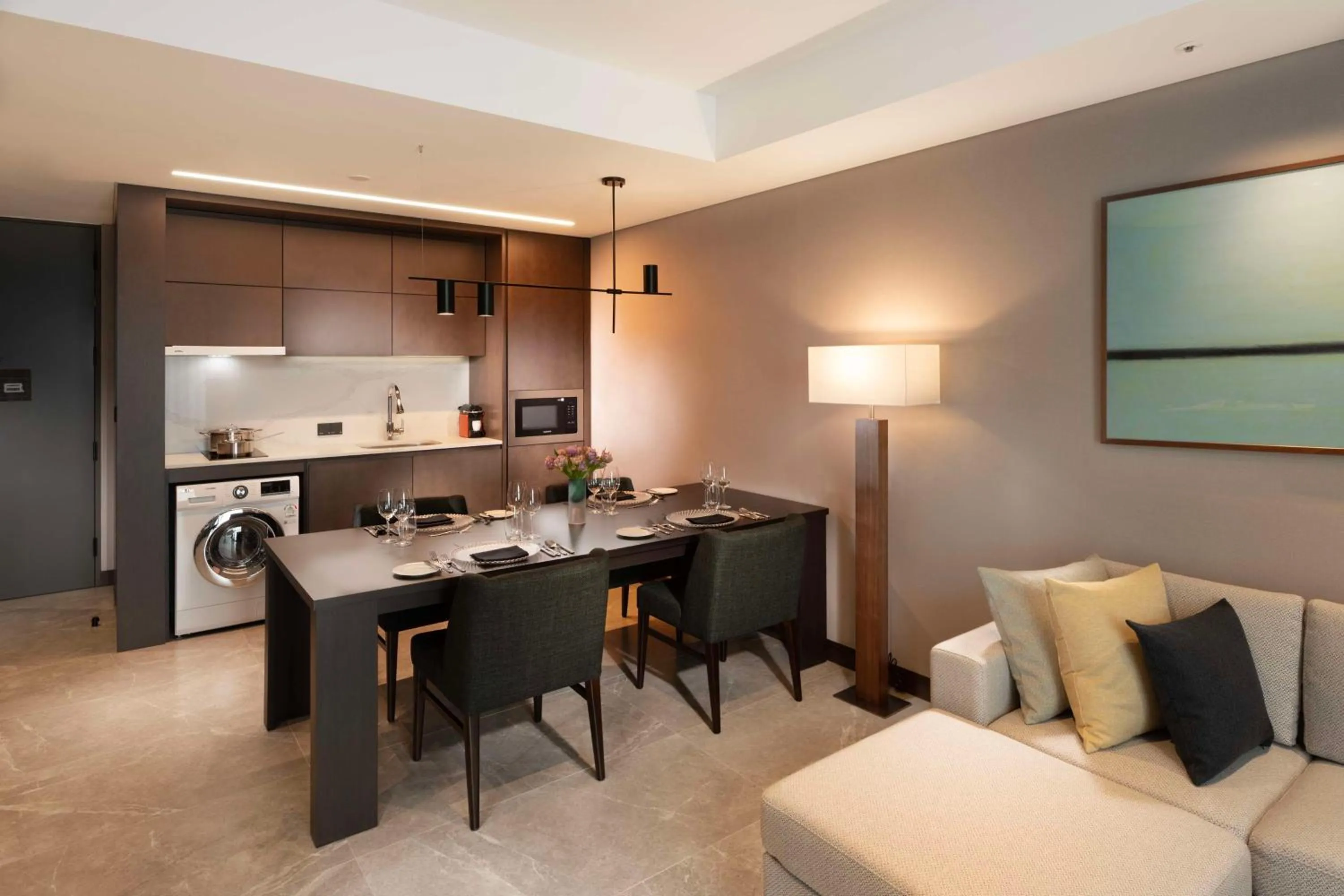 Living room in DoubleTree By Hilton Seoul Pangyo Residences