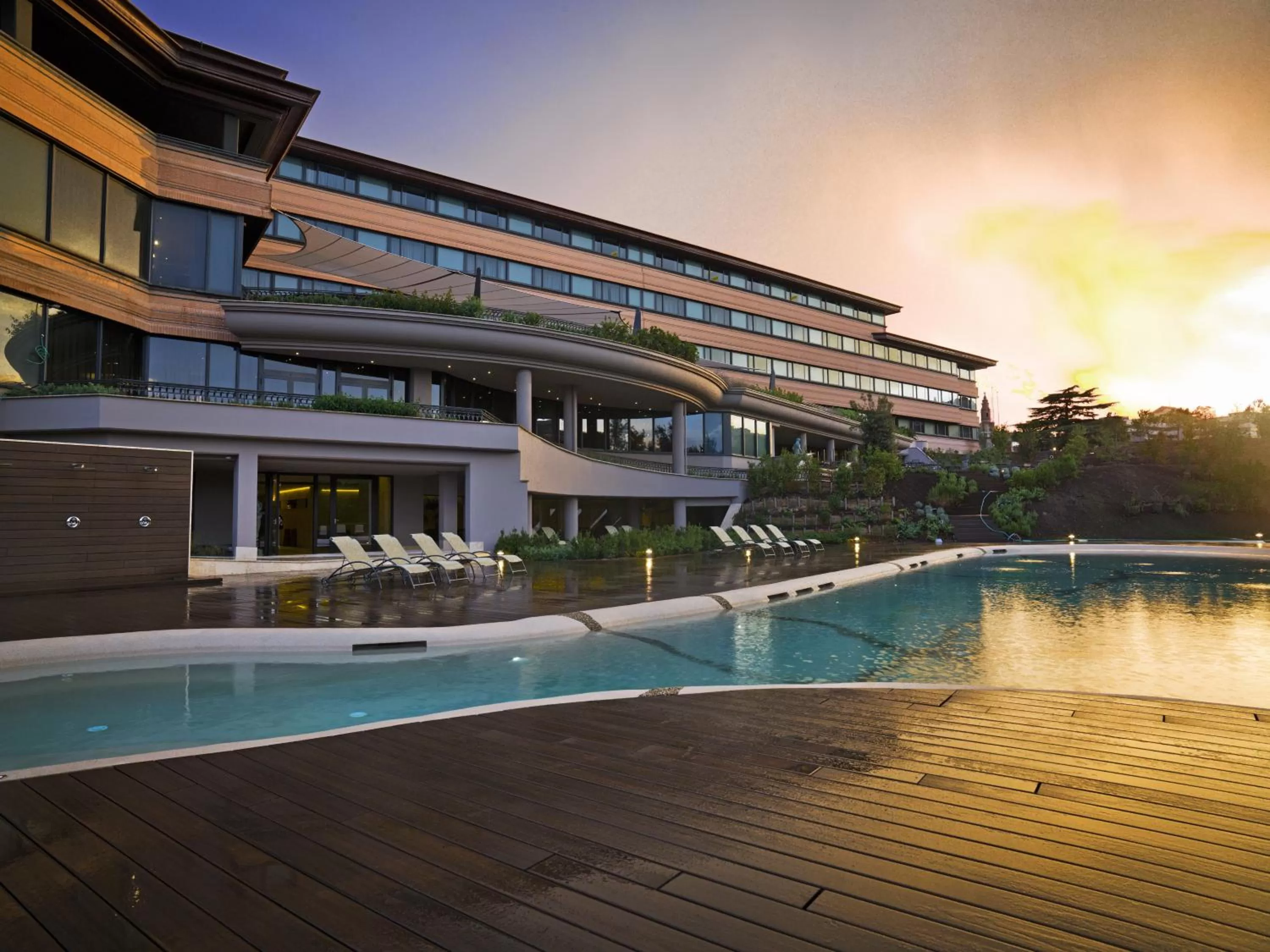 Swimming pool in A.Roma Lifestyle Hotel