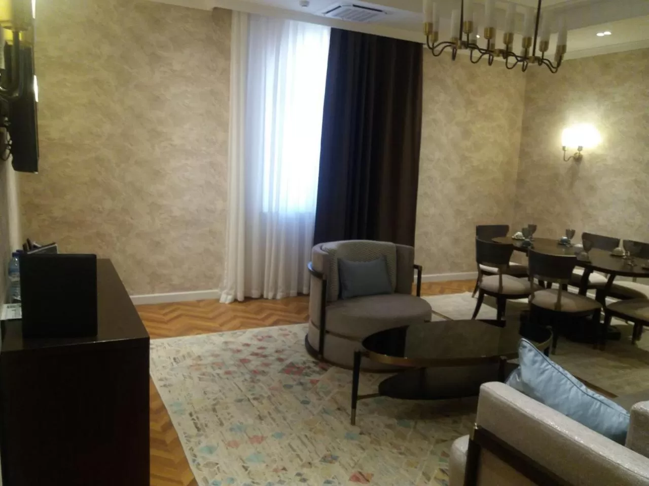 Bed in Termez Palace Hotel & Spa