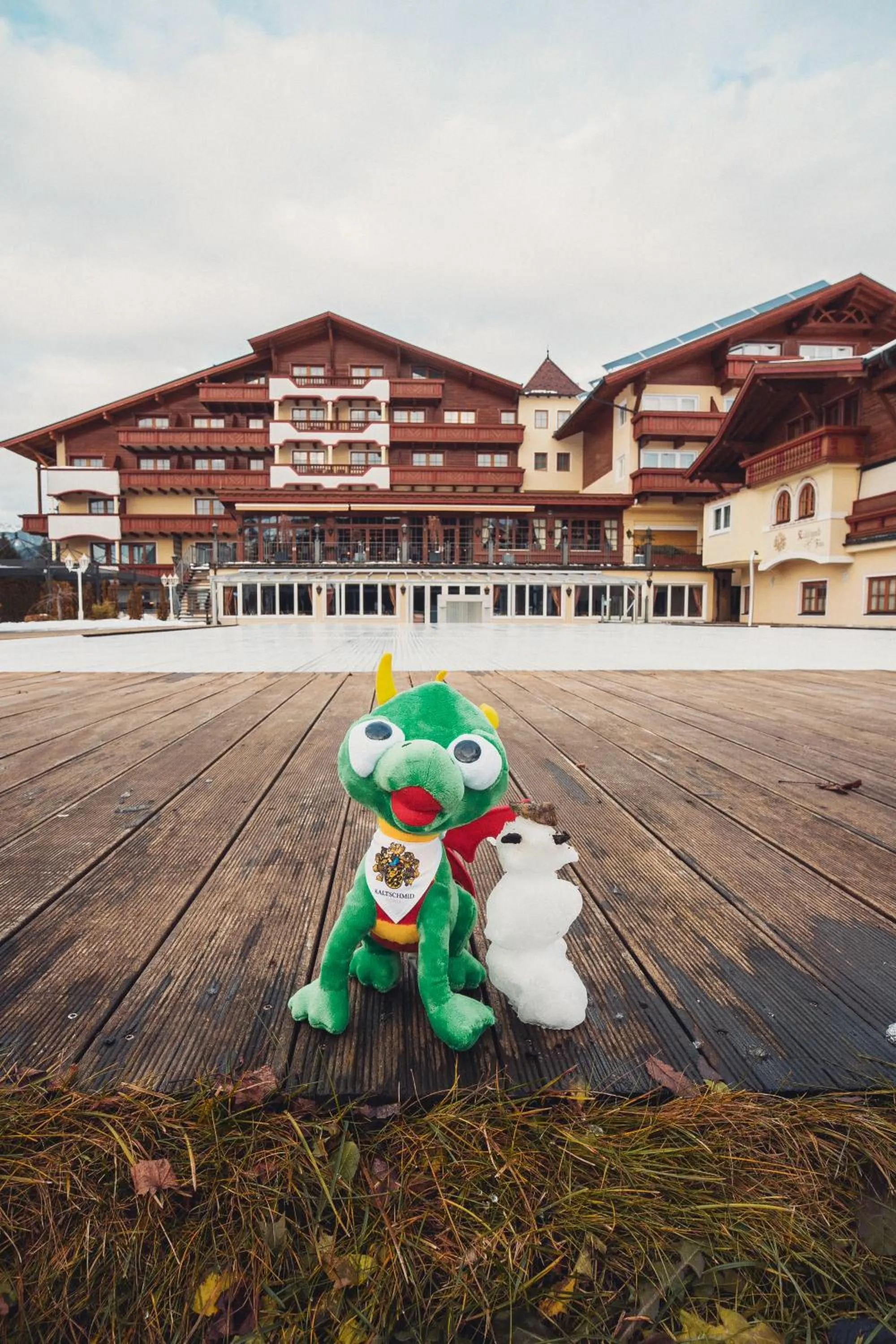 Property building in Alpenpark Resort Superior