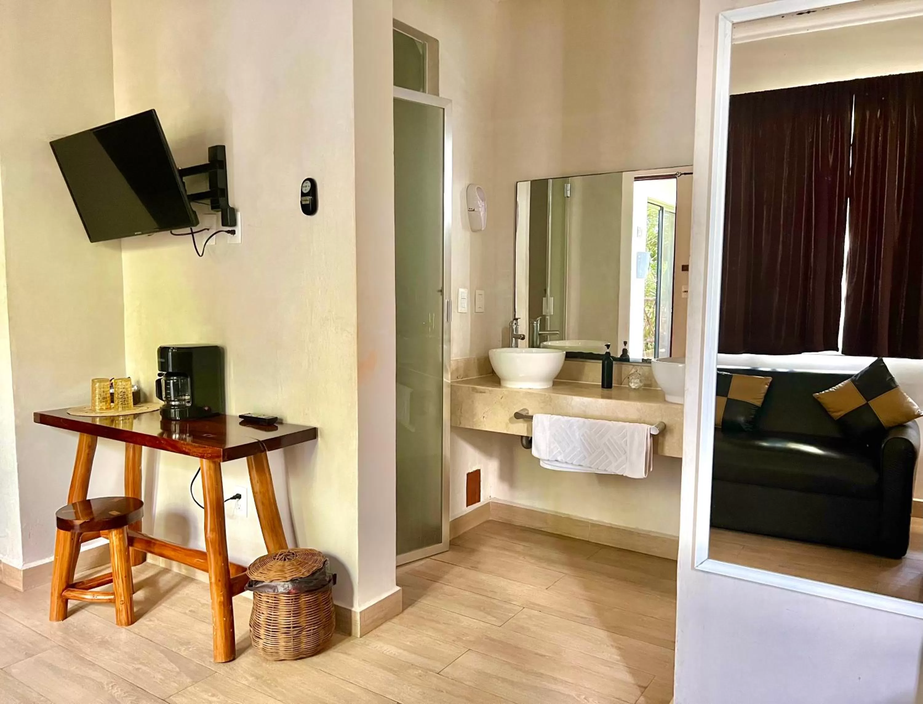 Bathroom in Pacha Tulum Boutique Hotel