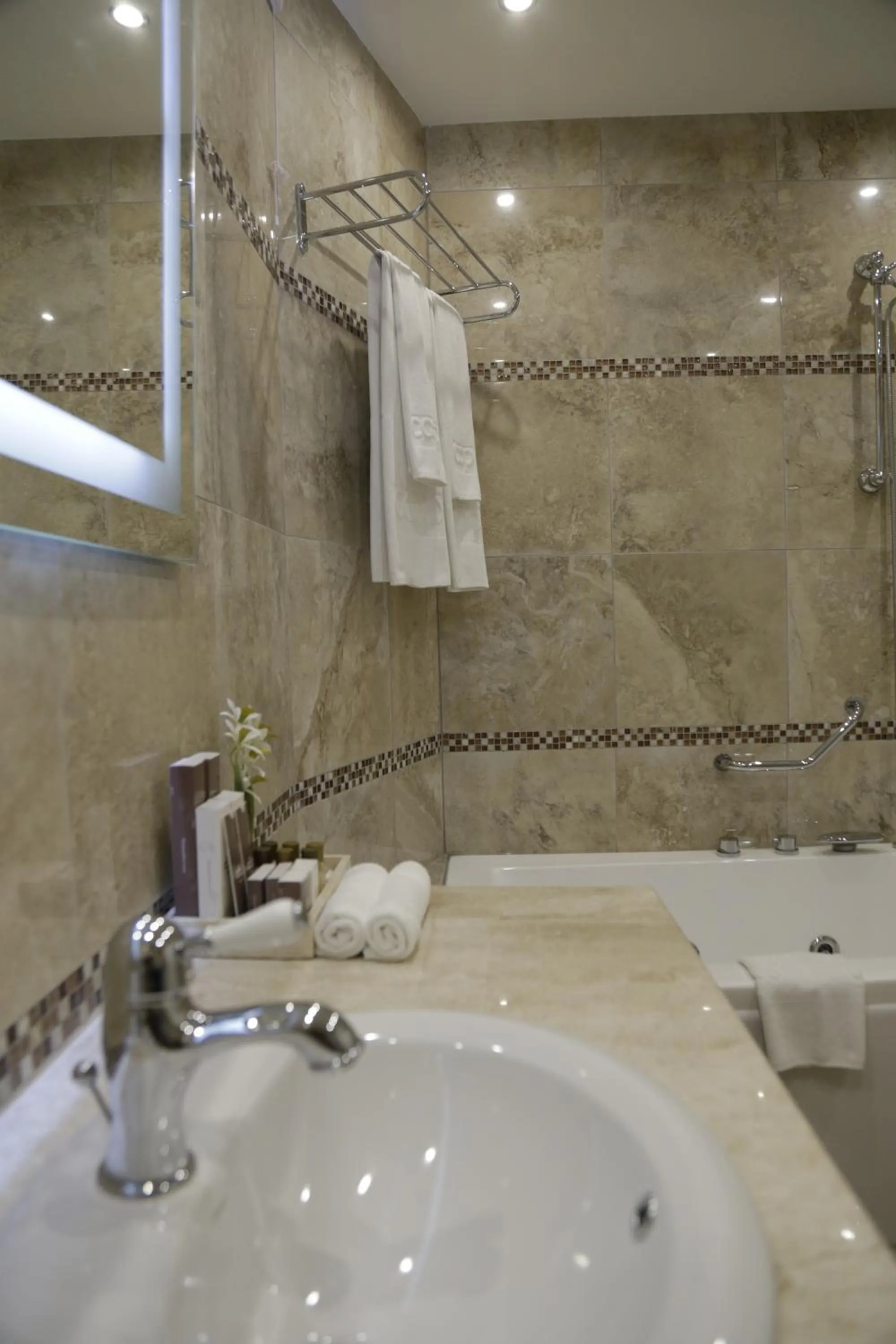 Bathroom in Hotel COOP, Sofia