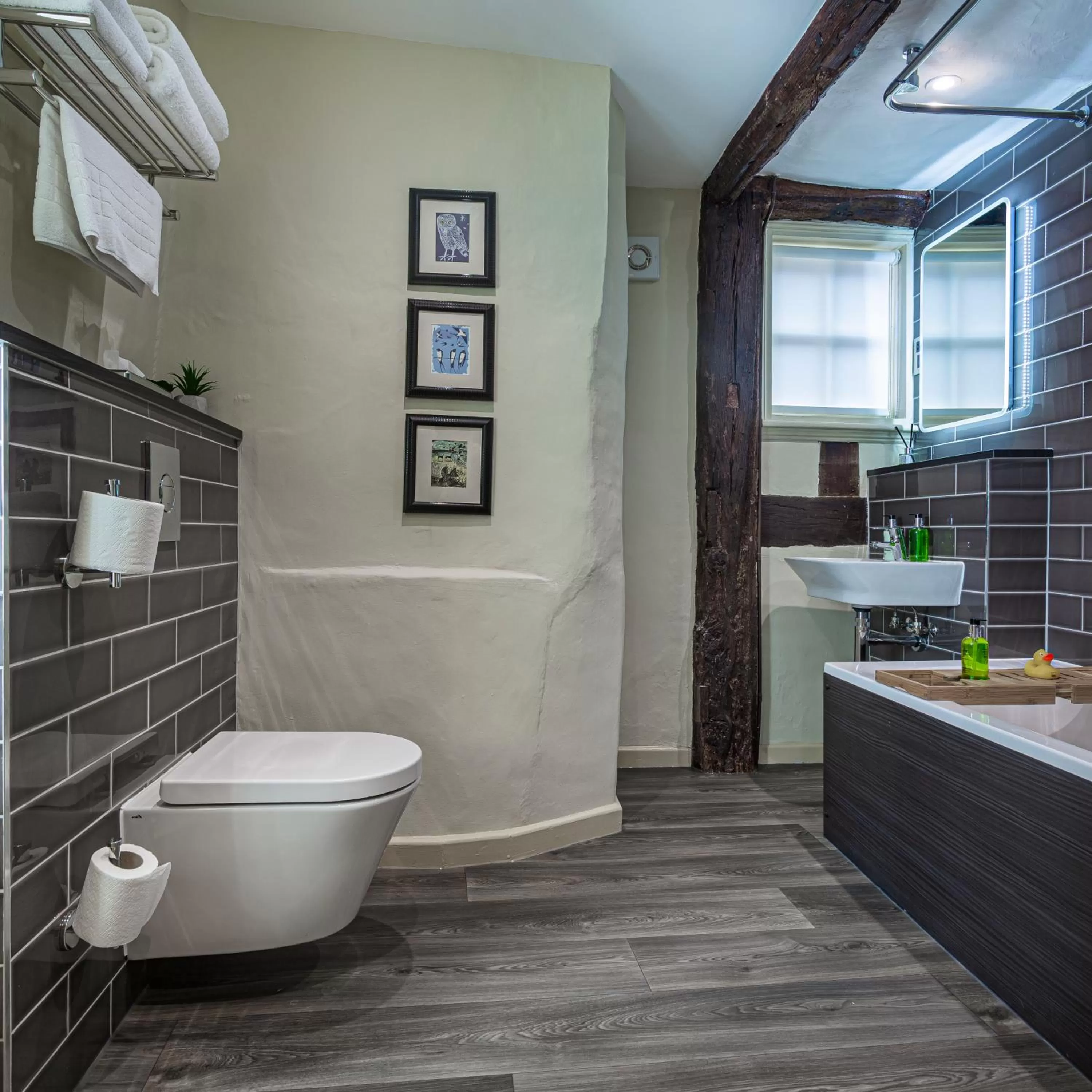 Bathroom in The Feathers Hotel, Ledbury - The Coaching Inn Group