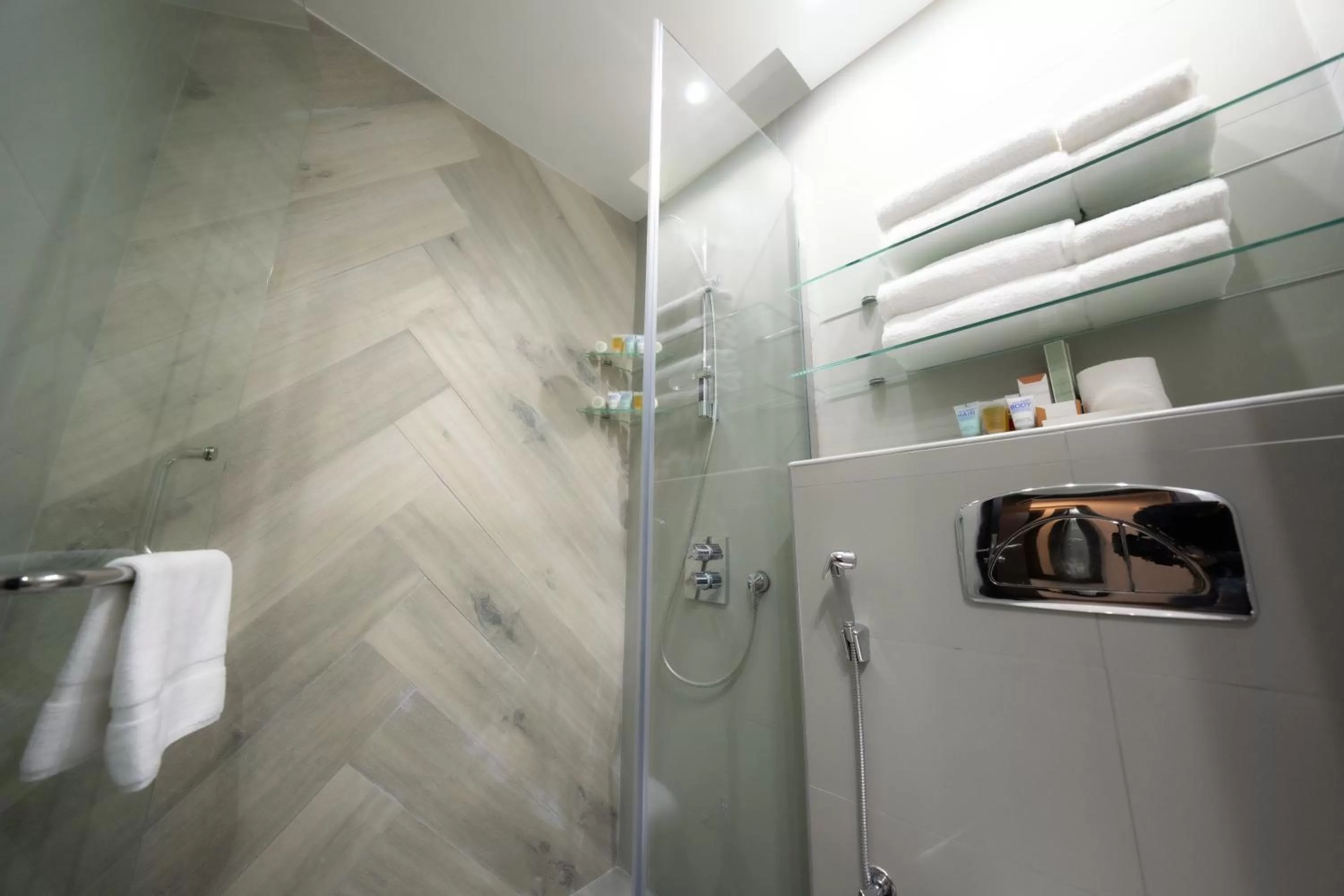 Bathroom in Ramada Encore Doha by Wyndham