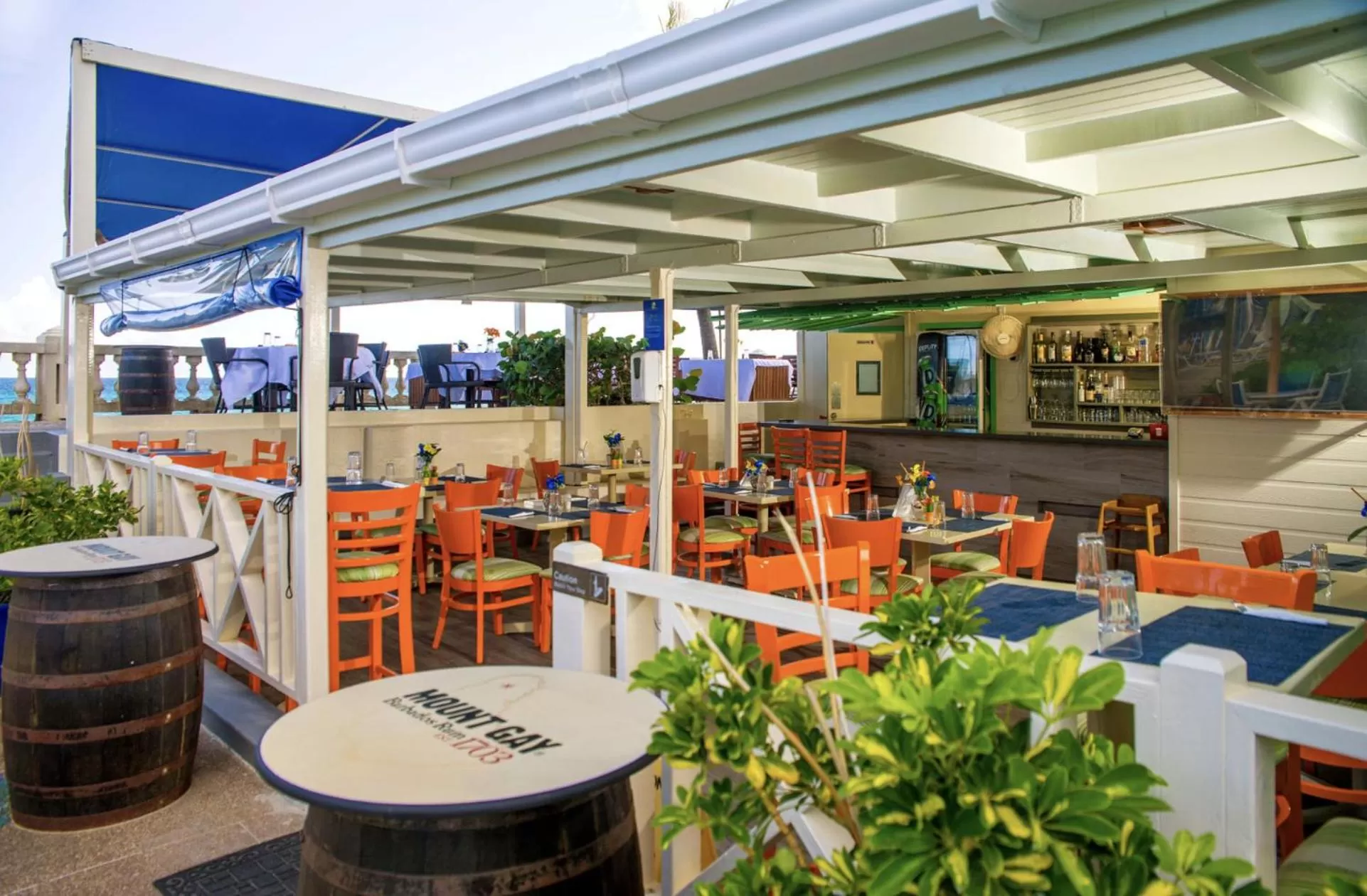 Restaurant/places to eat in Dover Beach Hotel