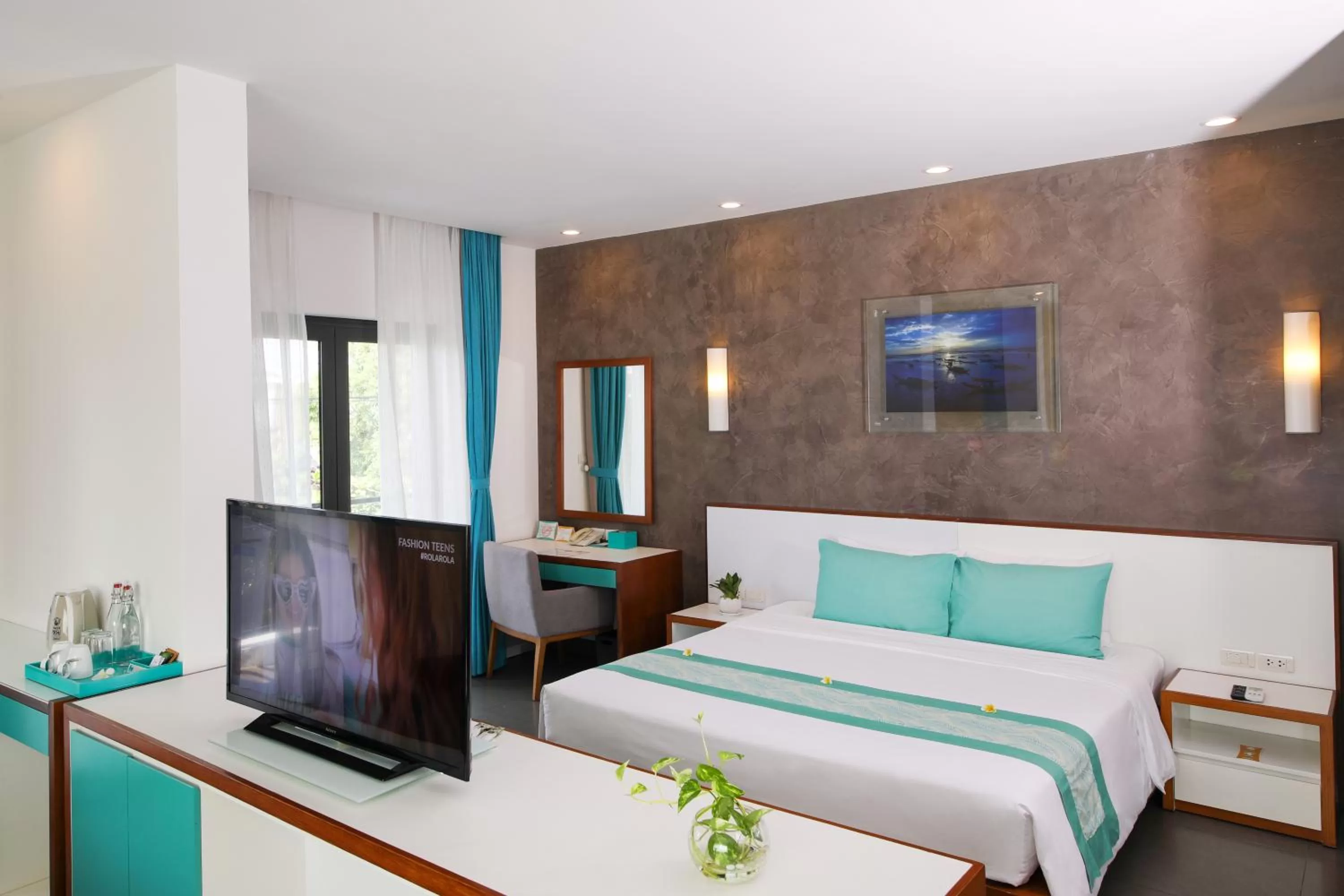 Bed in ÊMM Hotel Hoi An