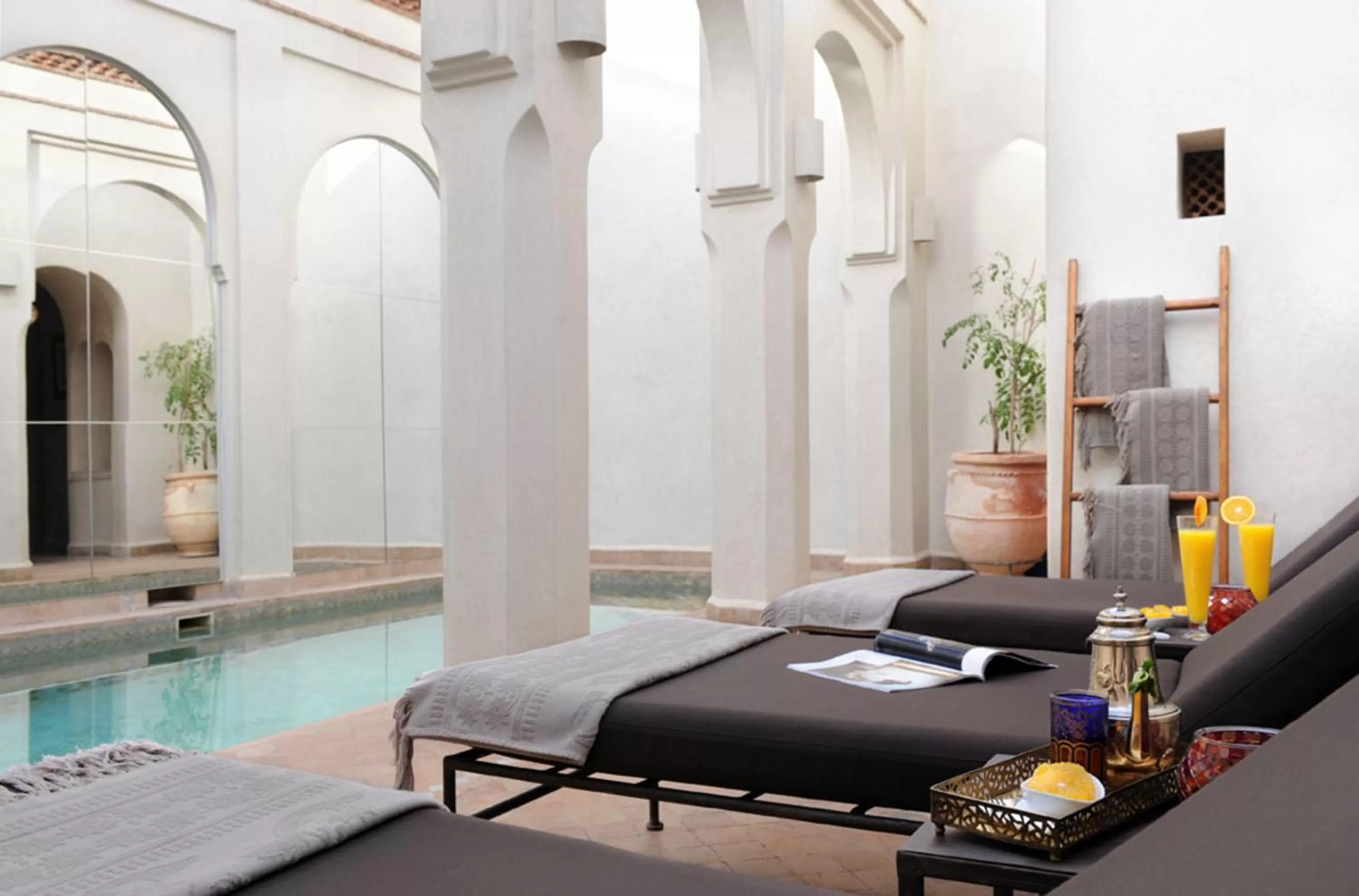 Pool view in La Villa Nomade