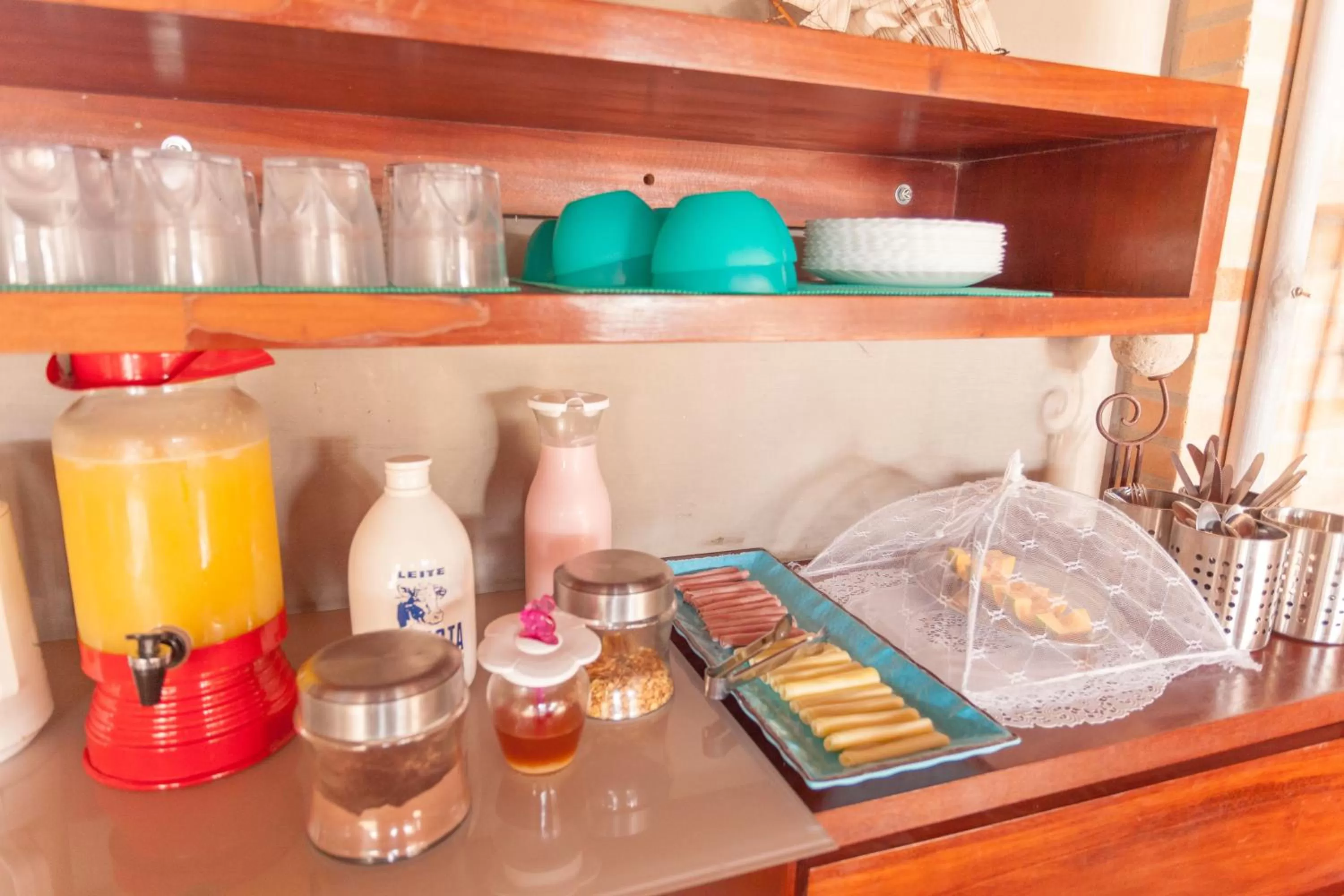 Continental breakfast in Ubatuba Ecologic Pousada