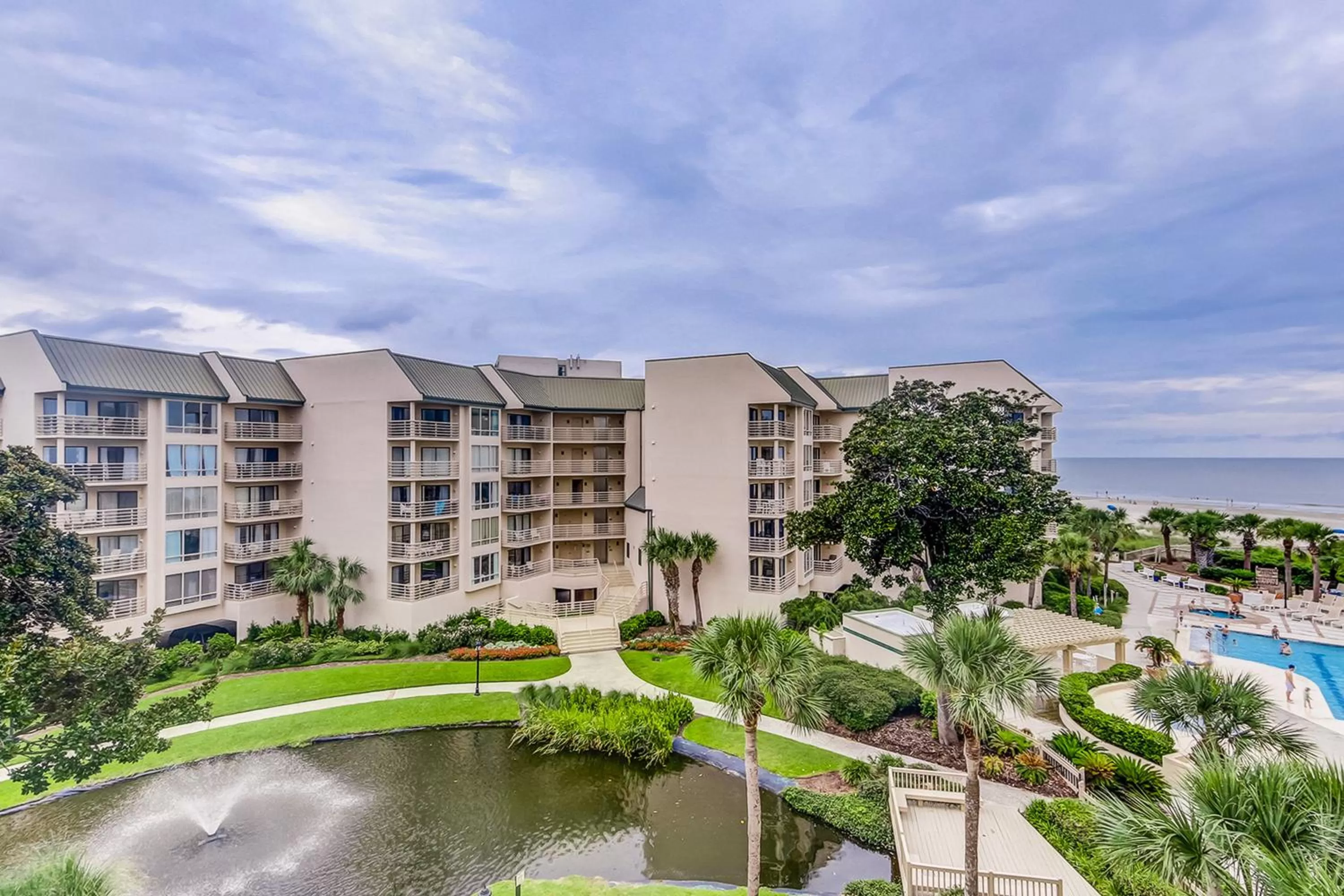 Pool View in Villamare Resort
