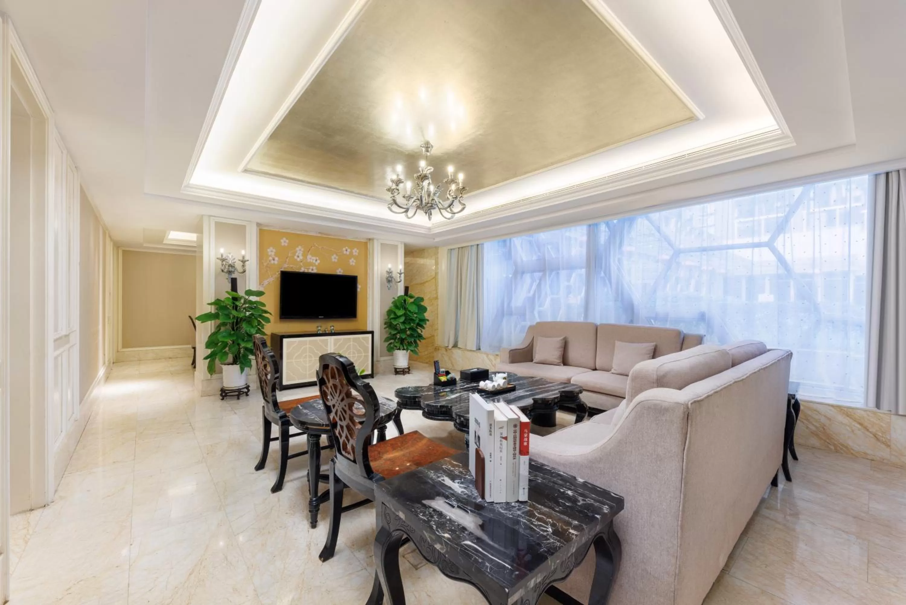 Living room in Sunflower Hotel &Residence, Futian Port Branch