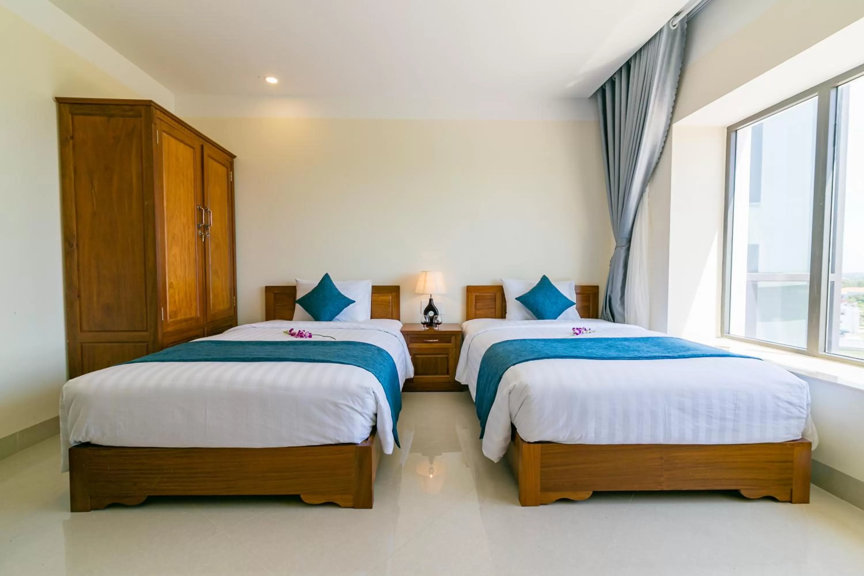 Bed in Navy Hotel Cam Ranh