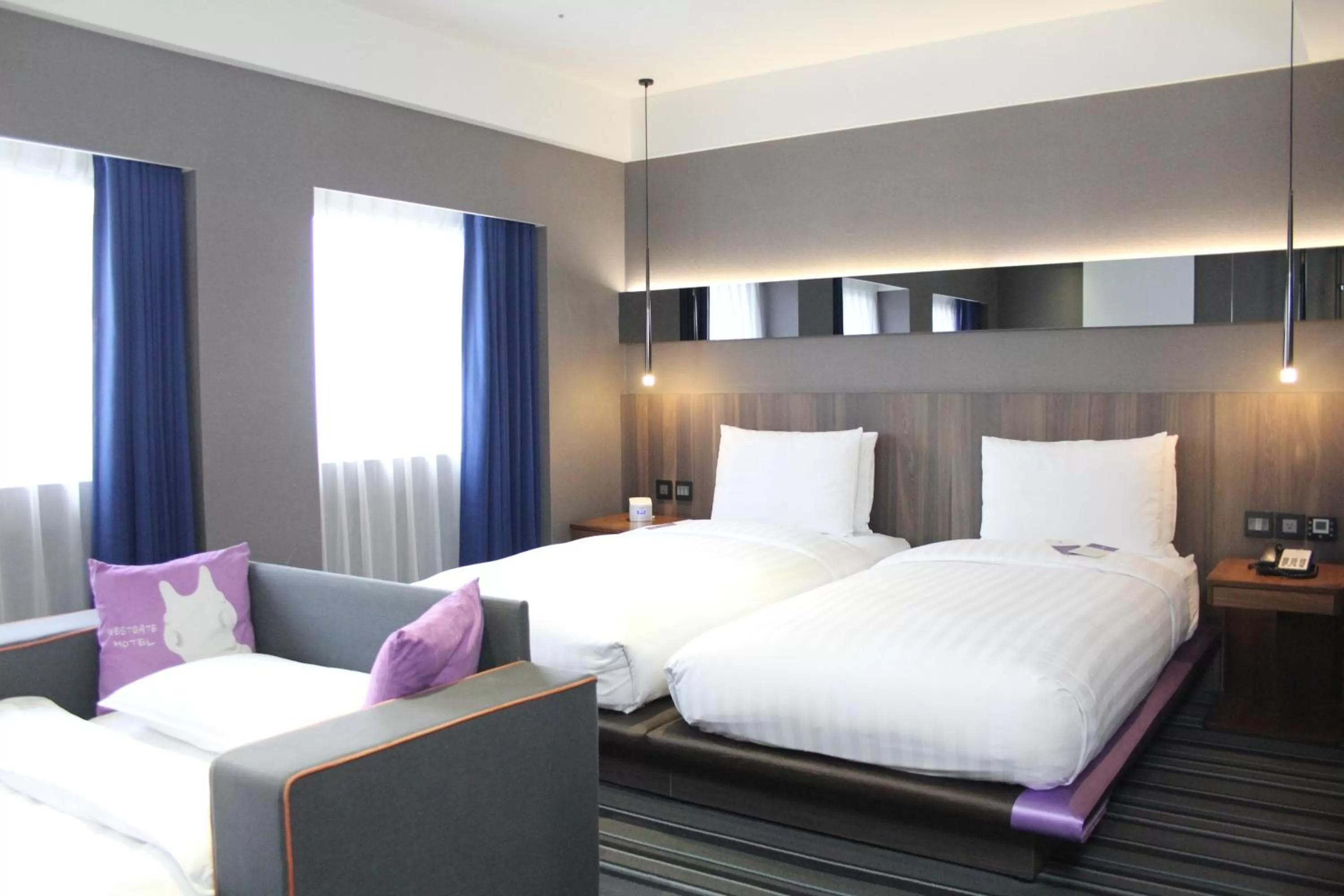 Bed in WESTGATE Hotel