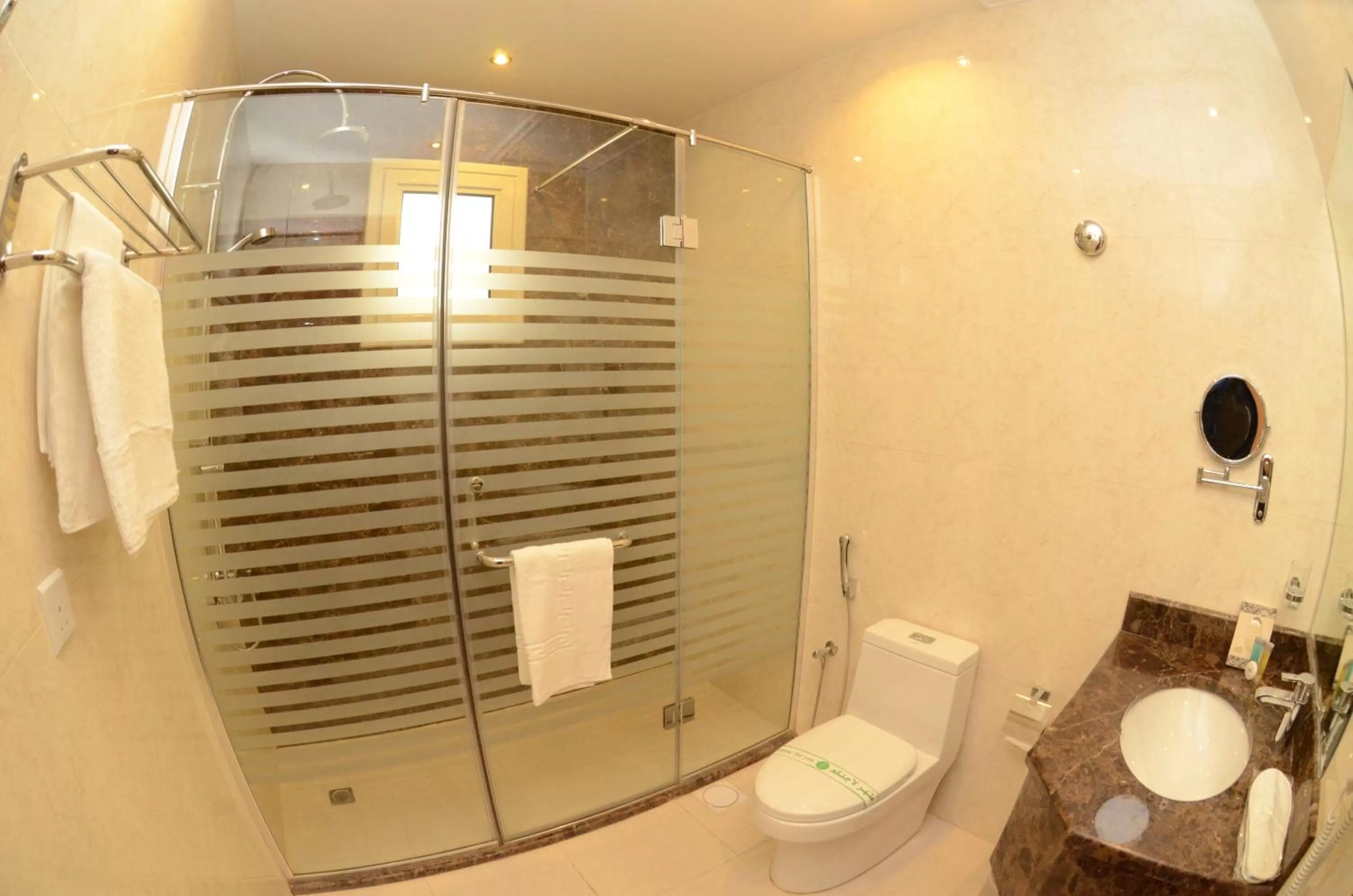 On site, Bathroom in Abat Suites
