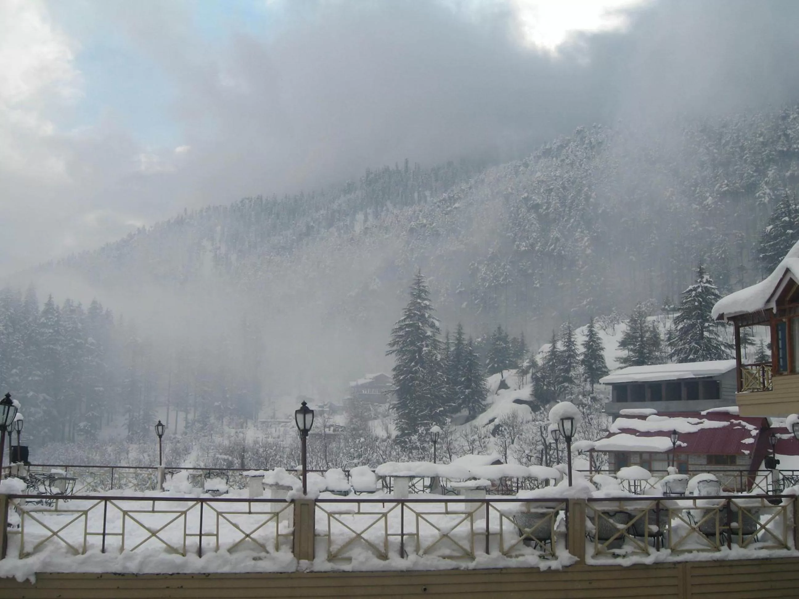 Winter in Snow Valley Resorts & Spa Manali