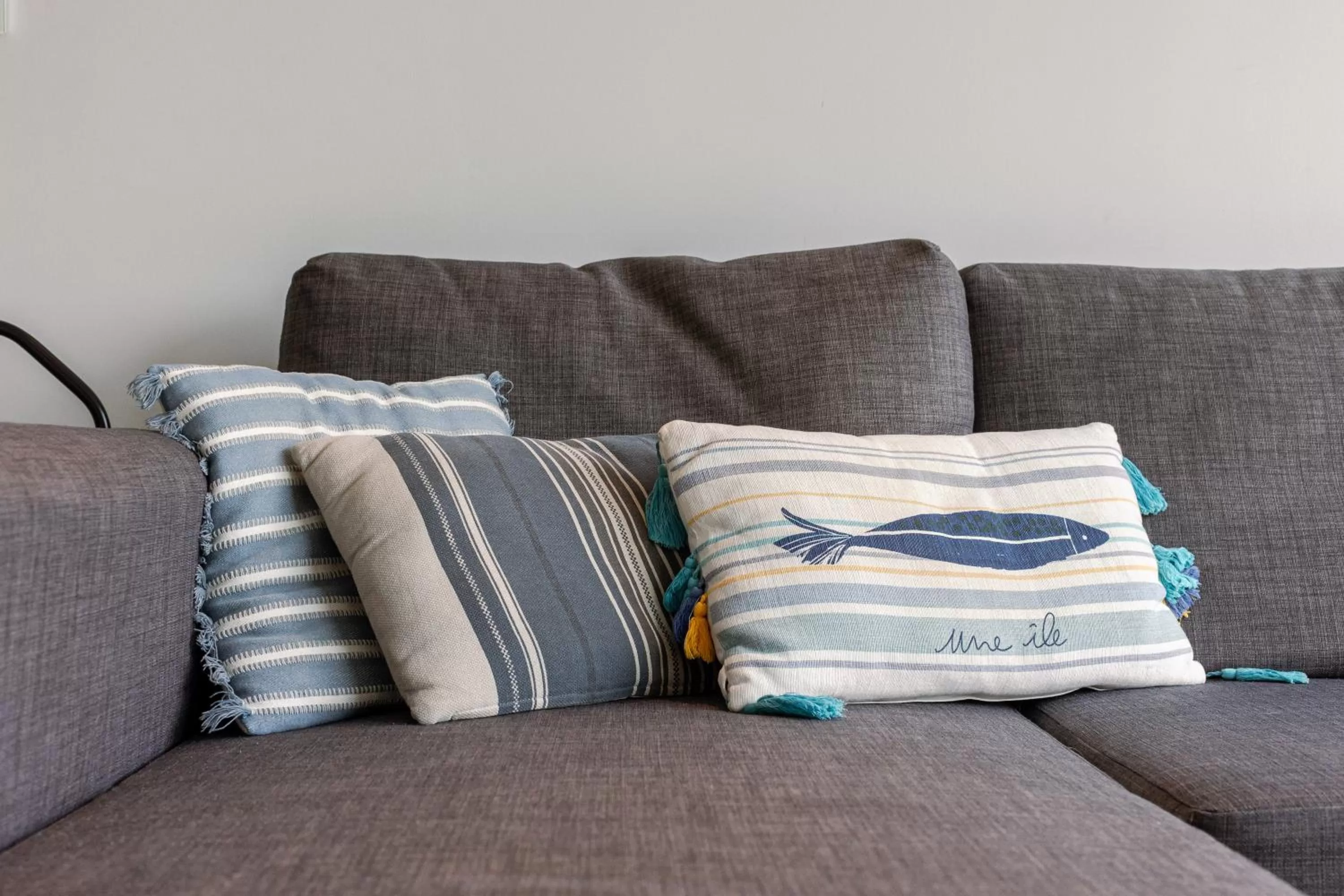 Living room, Bed in Whaaw Westende-bad