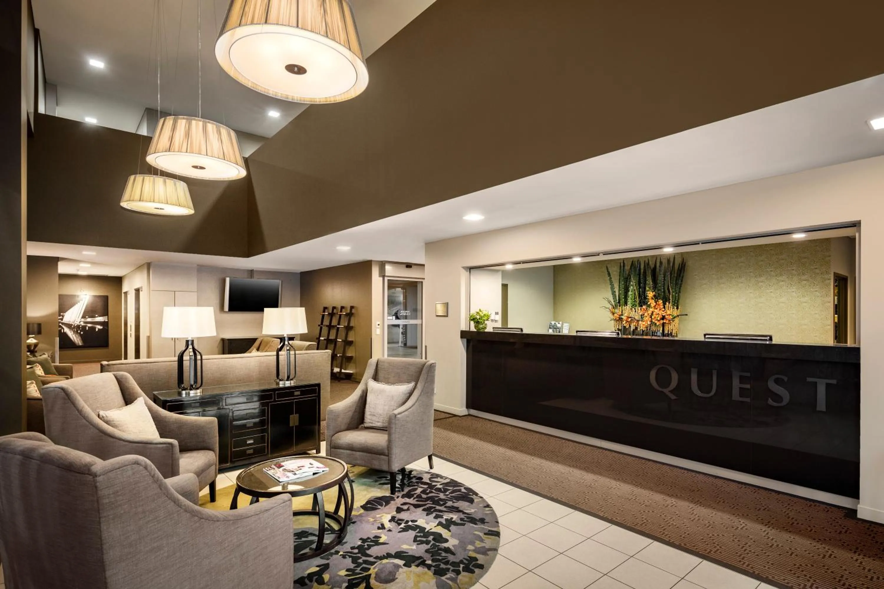 Lobby or reception in Quest Docklands