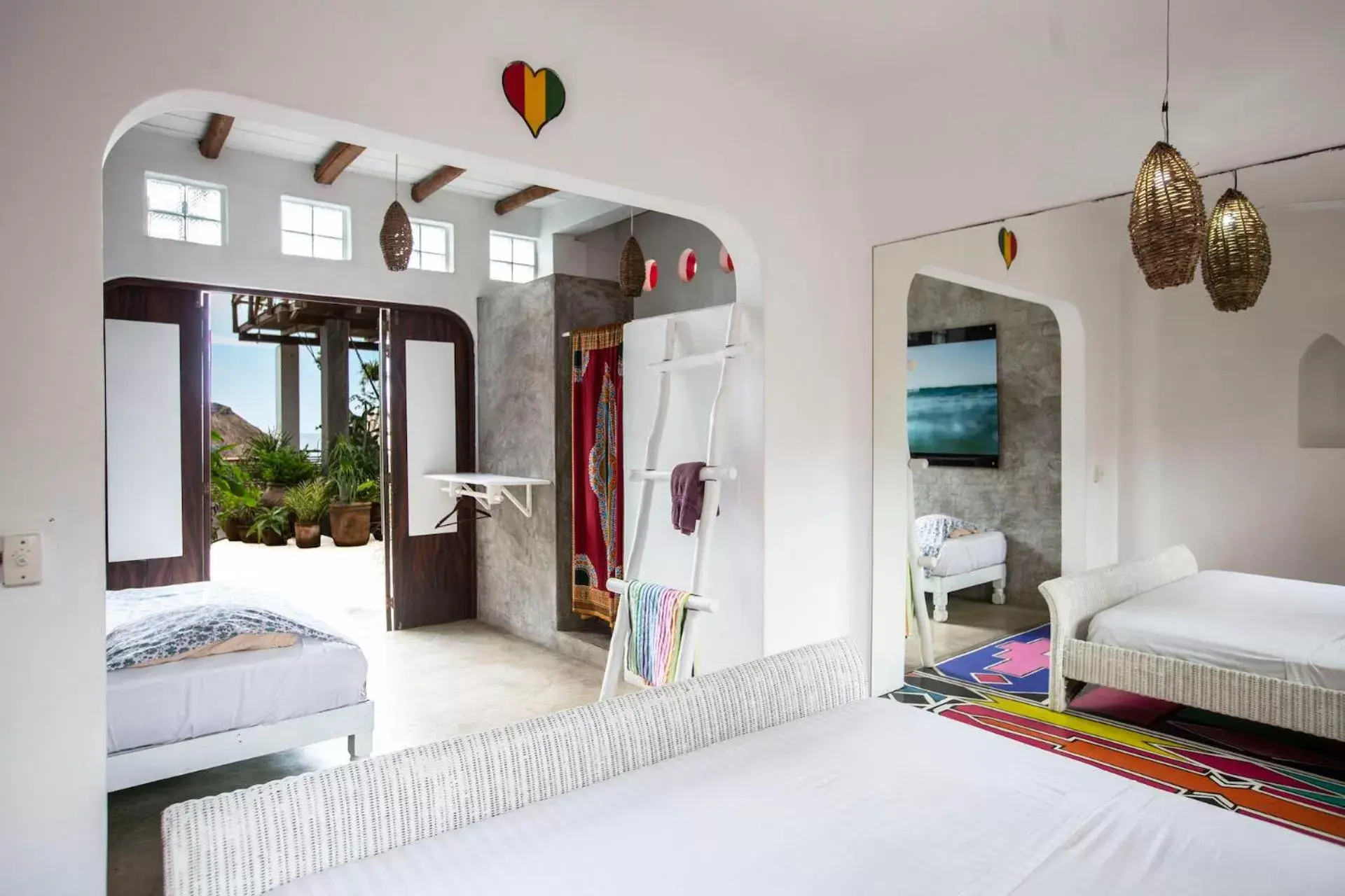 Twin Room in Casa Love Twin Room in Casa Love